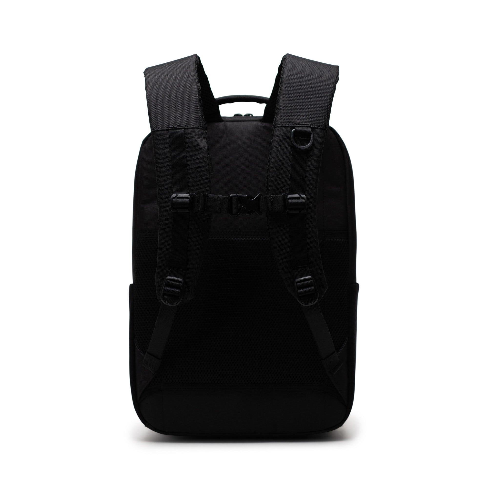 Herschel Kaslo Daypack Tech 20L in Black — back view