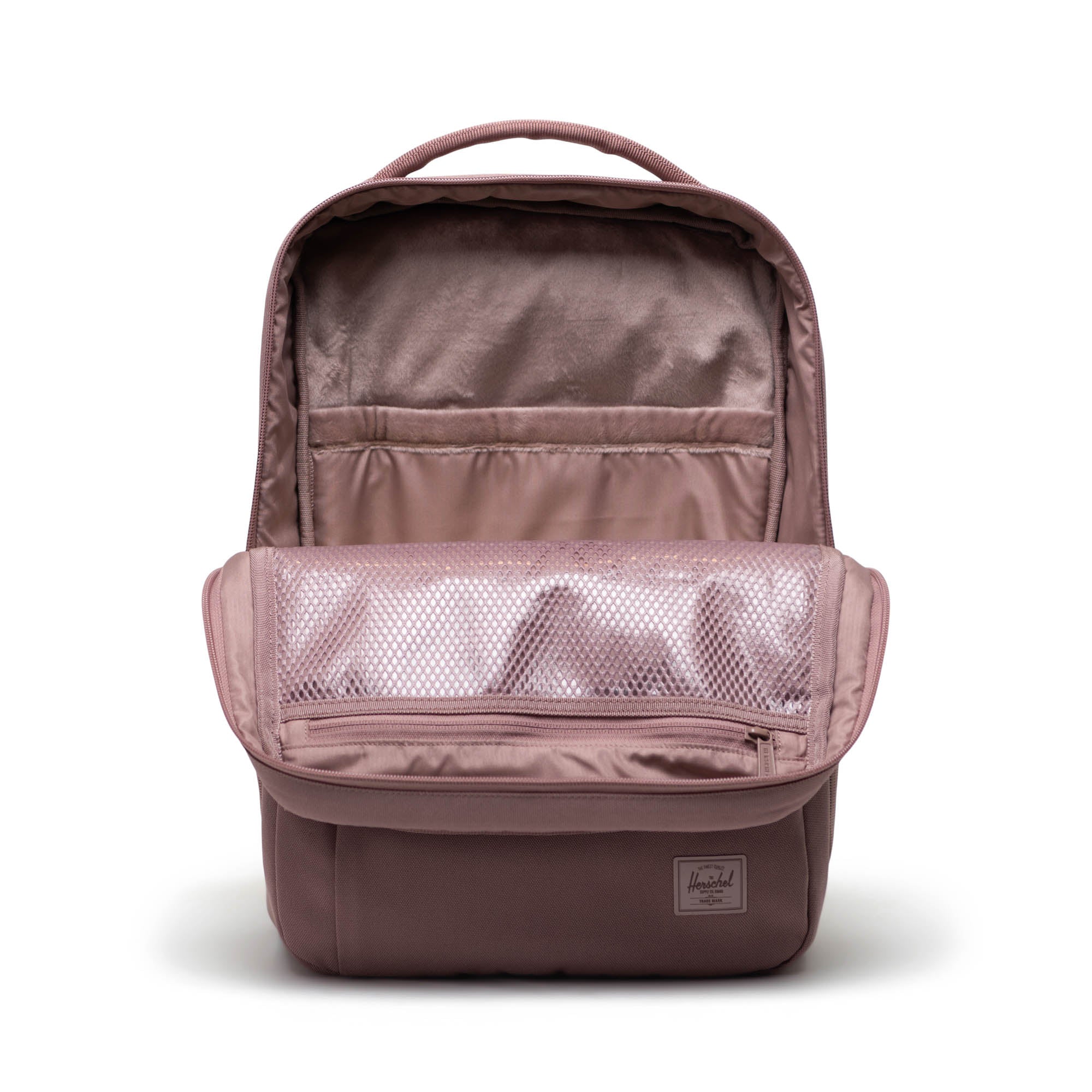 Herschel Kaslo Daypack Tech 20L in Ash Rose Tonal — interior view 2