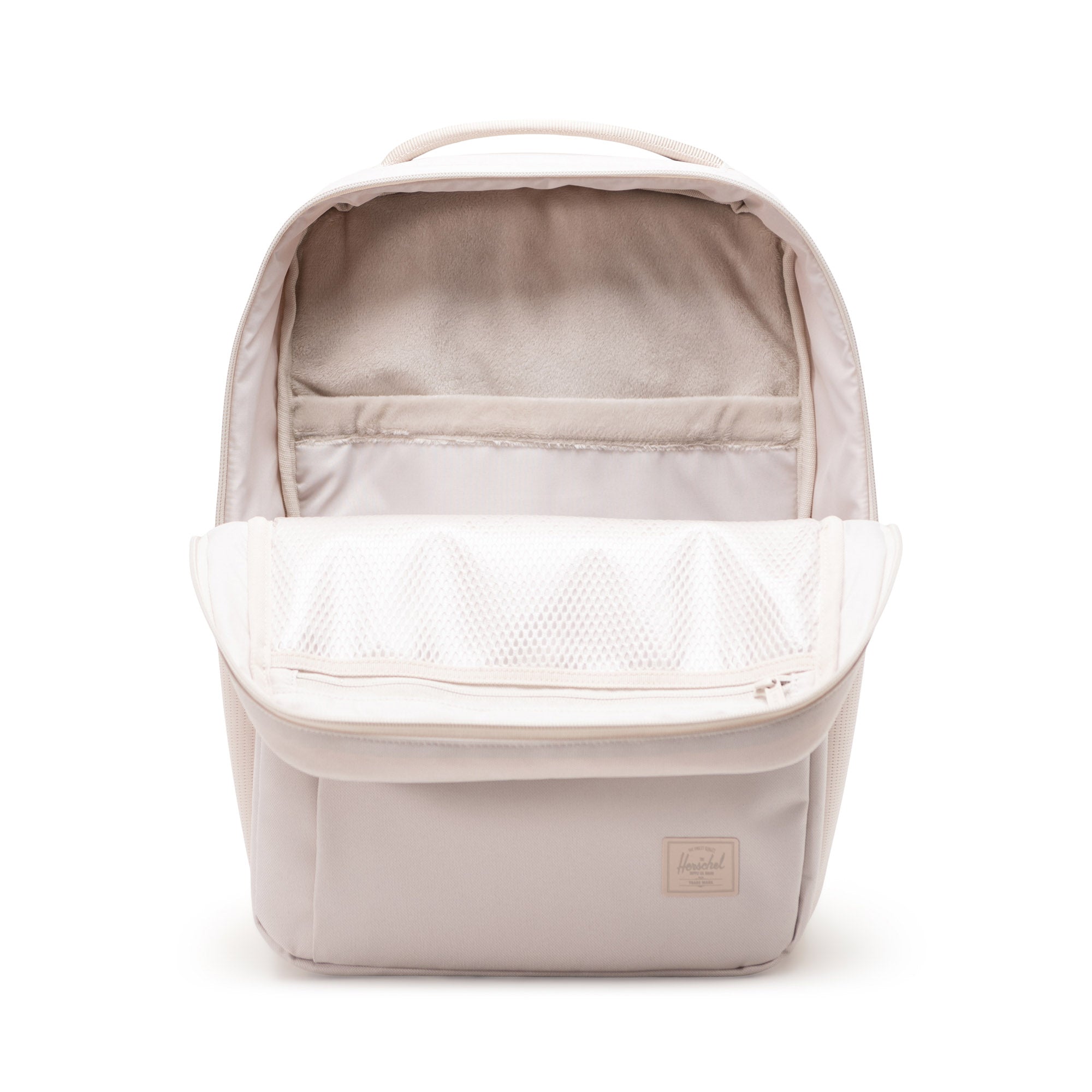 Herschel Kaslo Daypack Tech 20L in Moonbeam Tonal — interior view 2