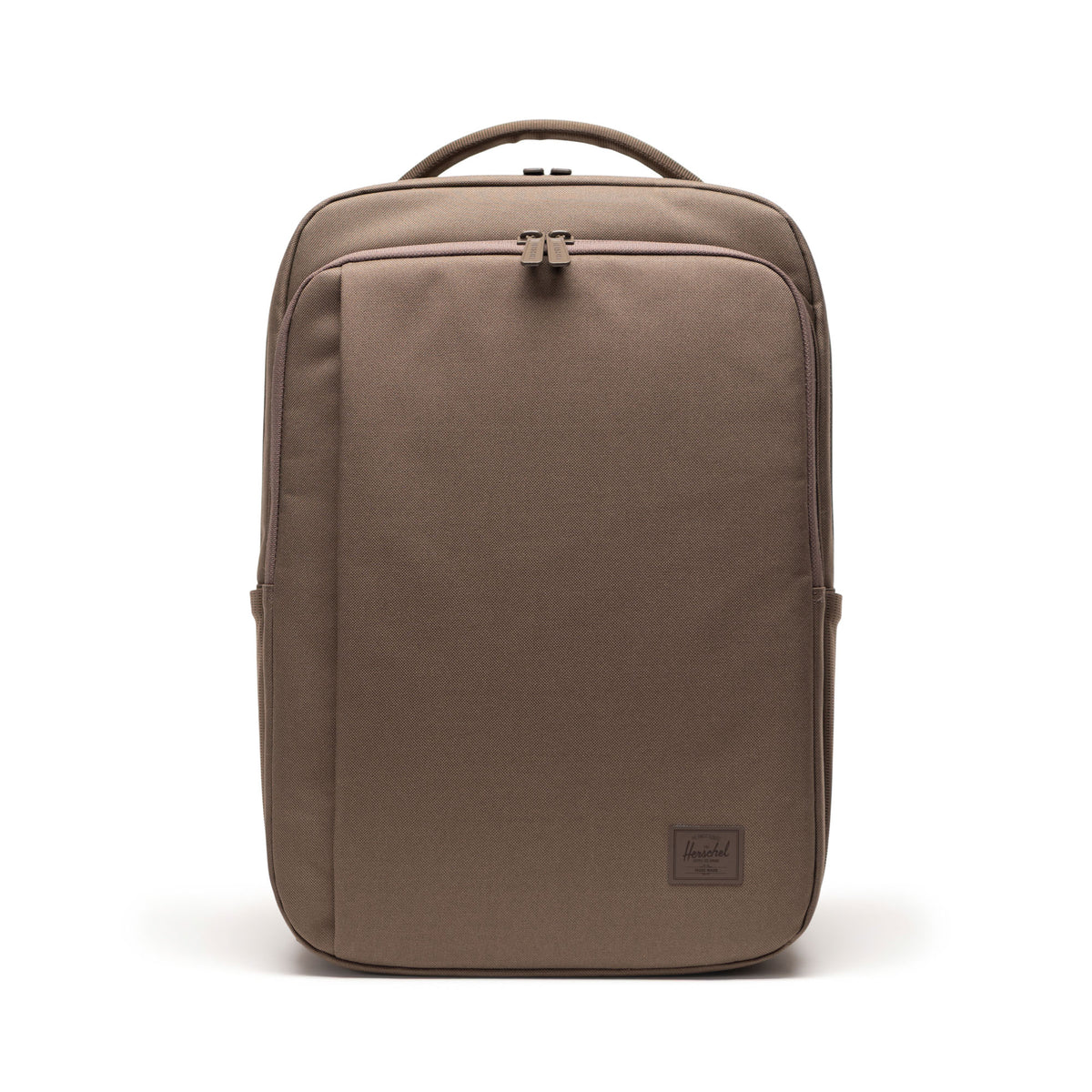 Herschel Kaslo Daypack Tech 20L in Light Brown — front view # color_Light Brown