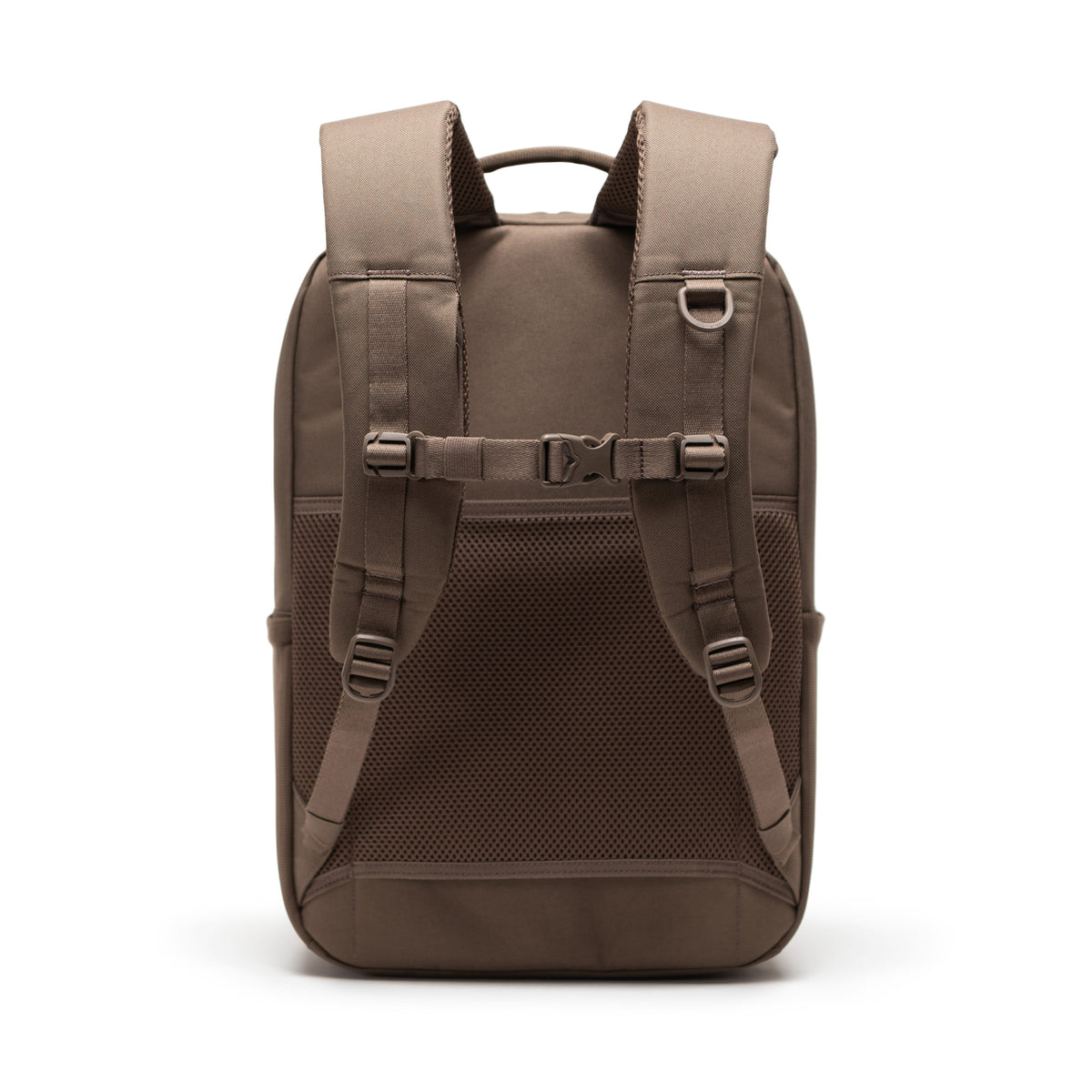 Herschel Kaslo Daypack Tech 20L in Light Brown — back view # color_Light Brown