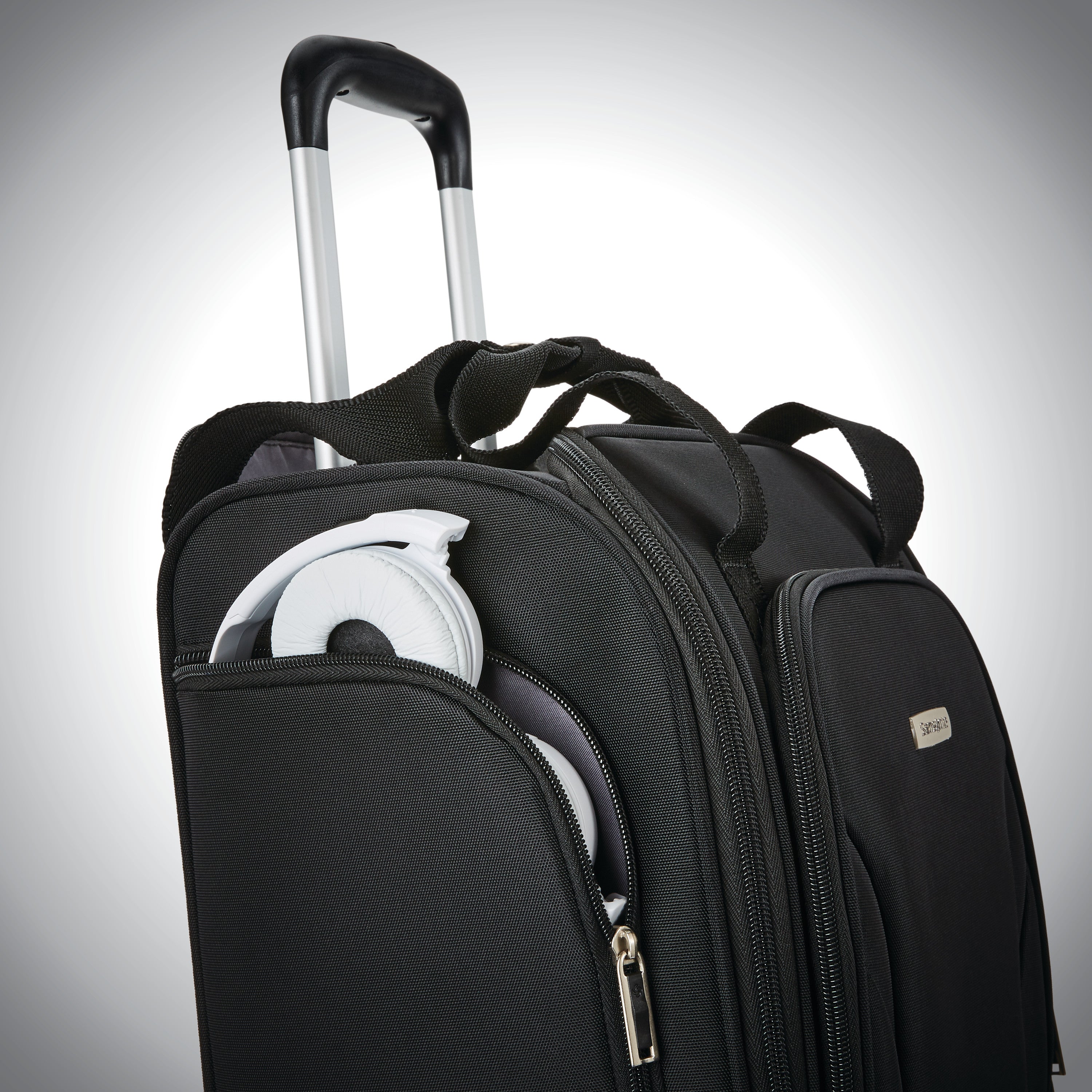 Samsonite Spinner Underseater with USB Port - BLACK