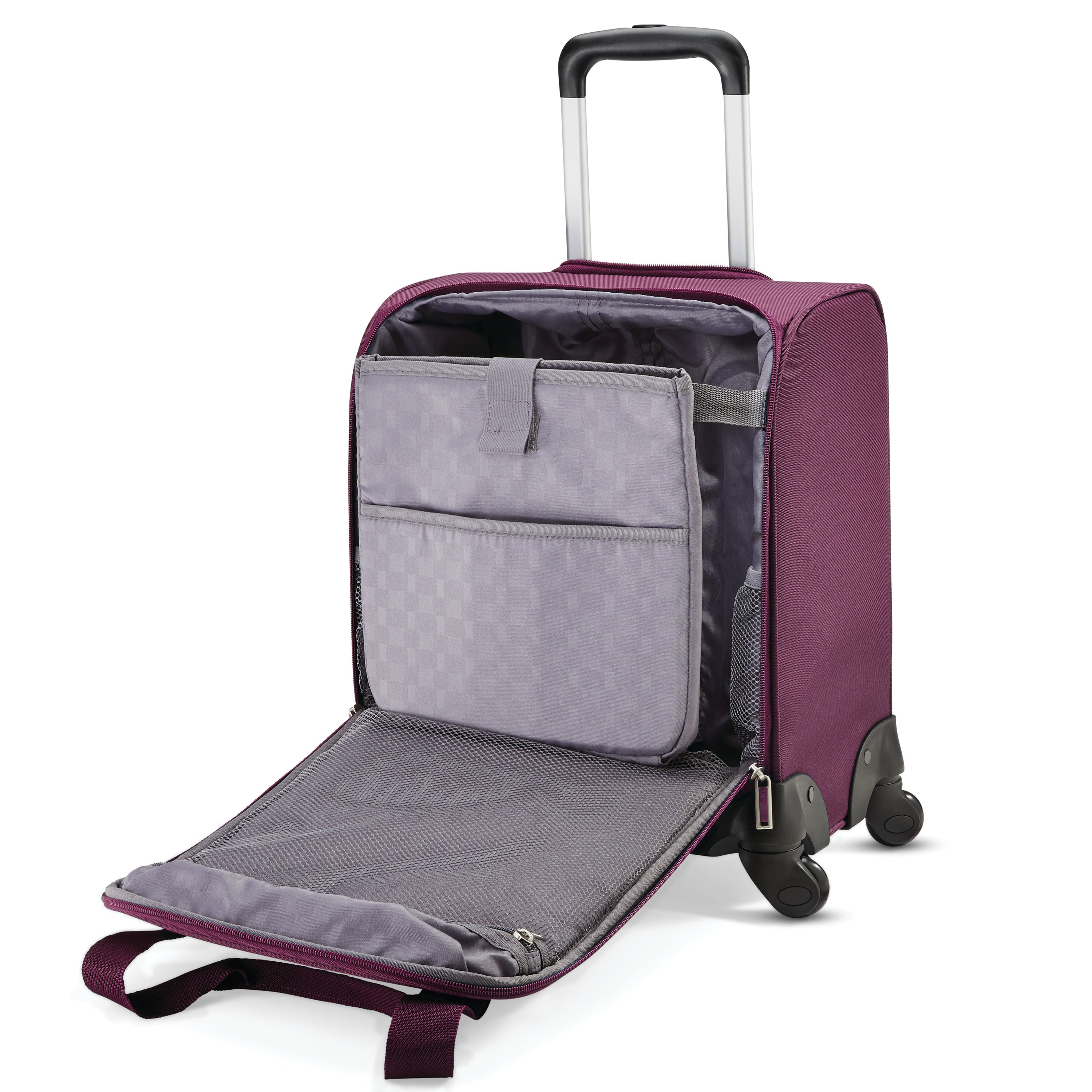 Samsonite Spinner Underseater with USB Port - PURPLE