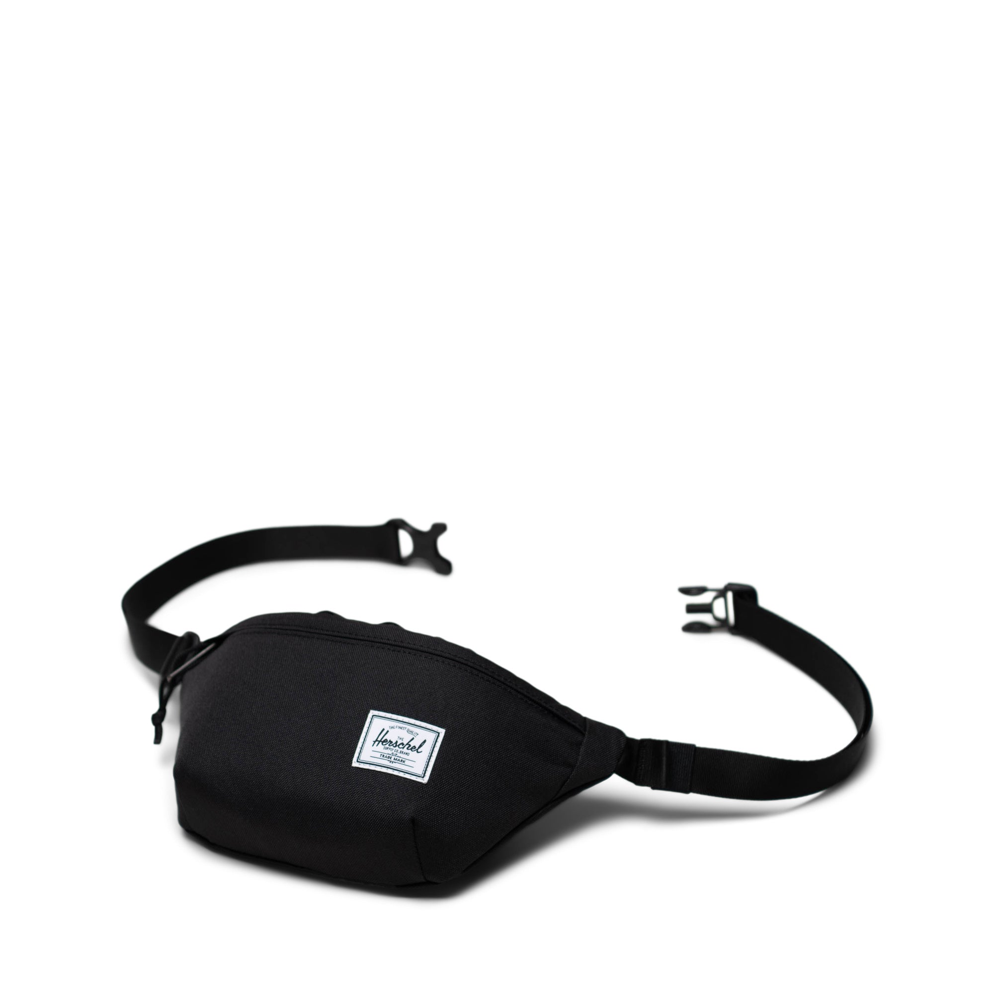 Herschel Classic Hip Pack 1L in Black — back view # color_Black