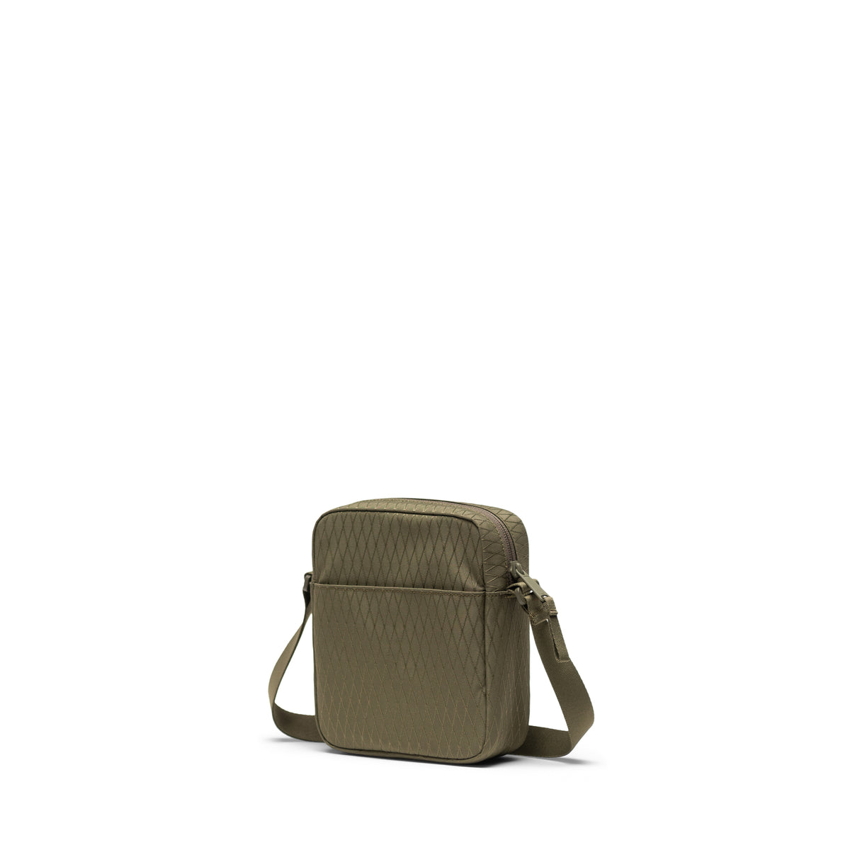 Herschel Heritage Crossbody 2.5L in Ivy Green Diamond — side view # color_Ivy Green Diamond