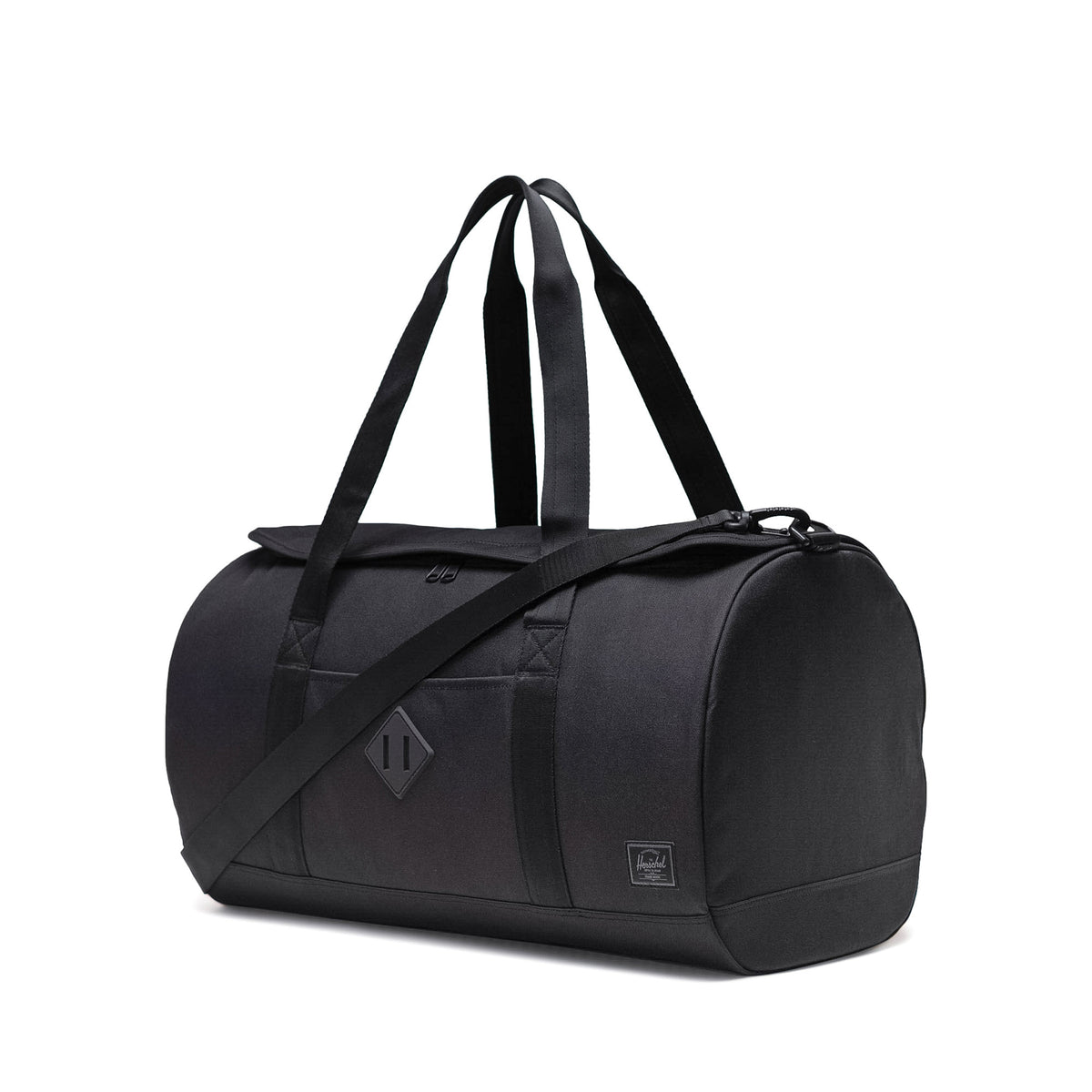 Herschel Heritage Duffle 40L in Black Tonal — angle view 2 # color_Black Tonal
