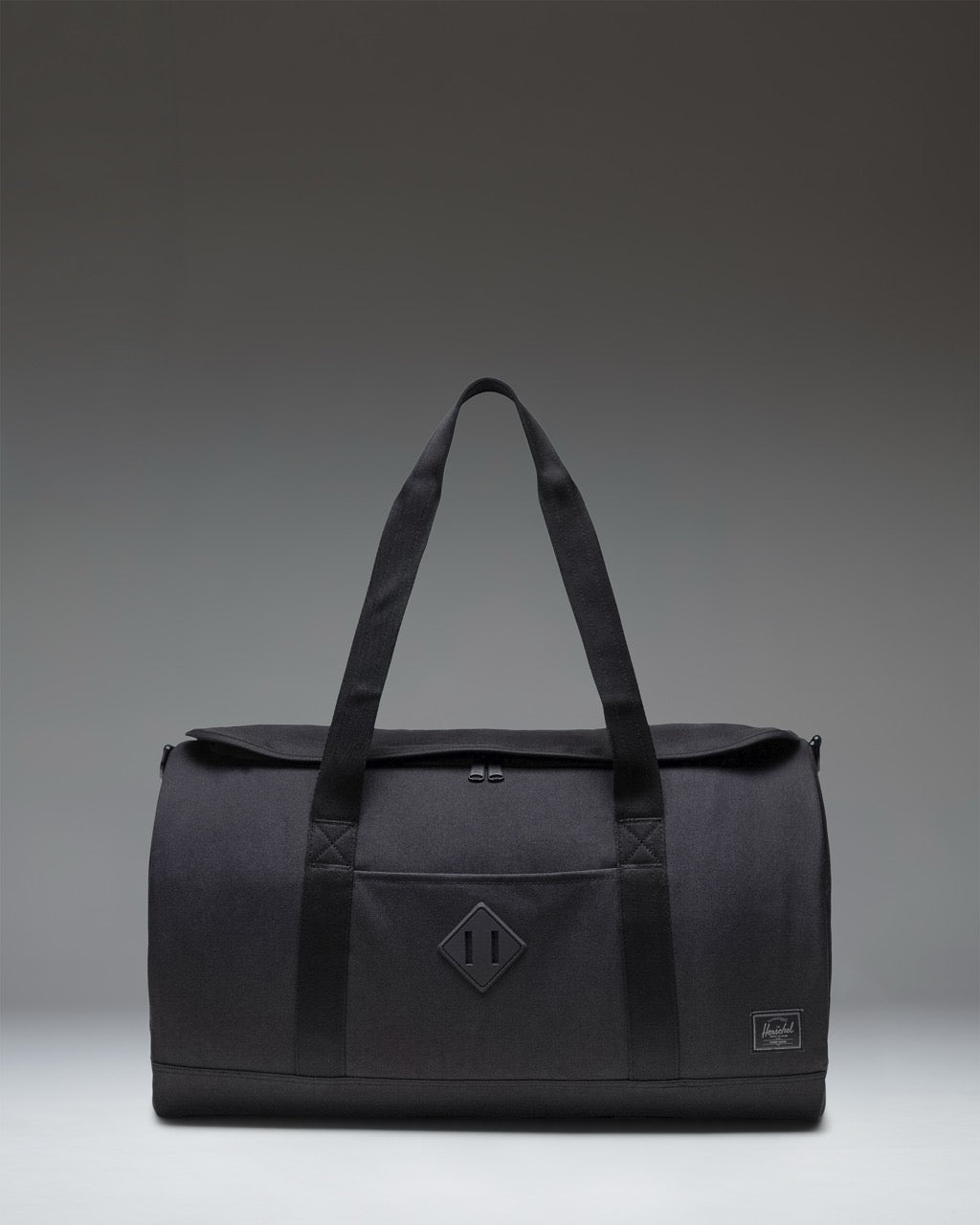 Herschel Heritage Duffle 40L in Black Tonal — front view