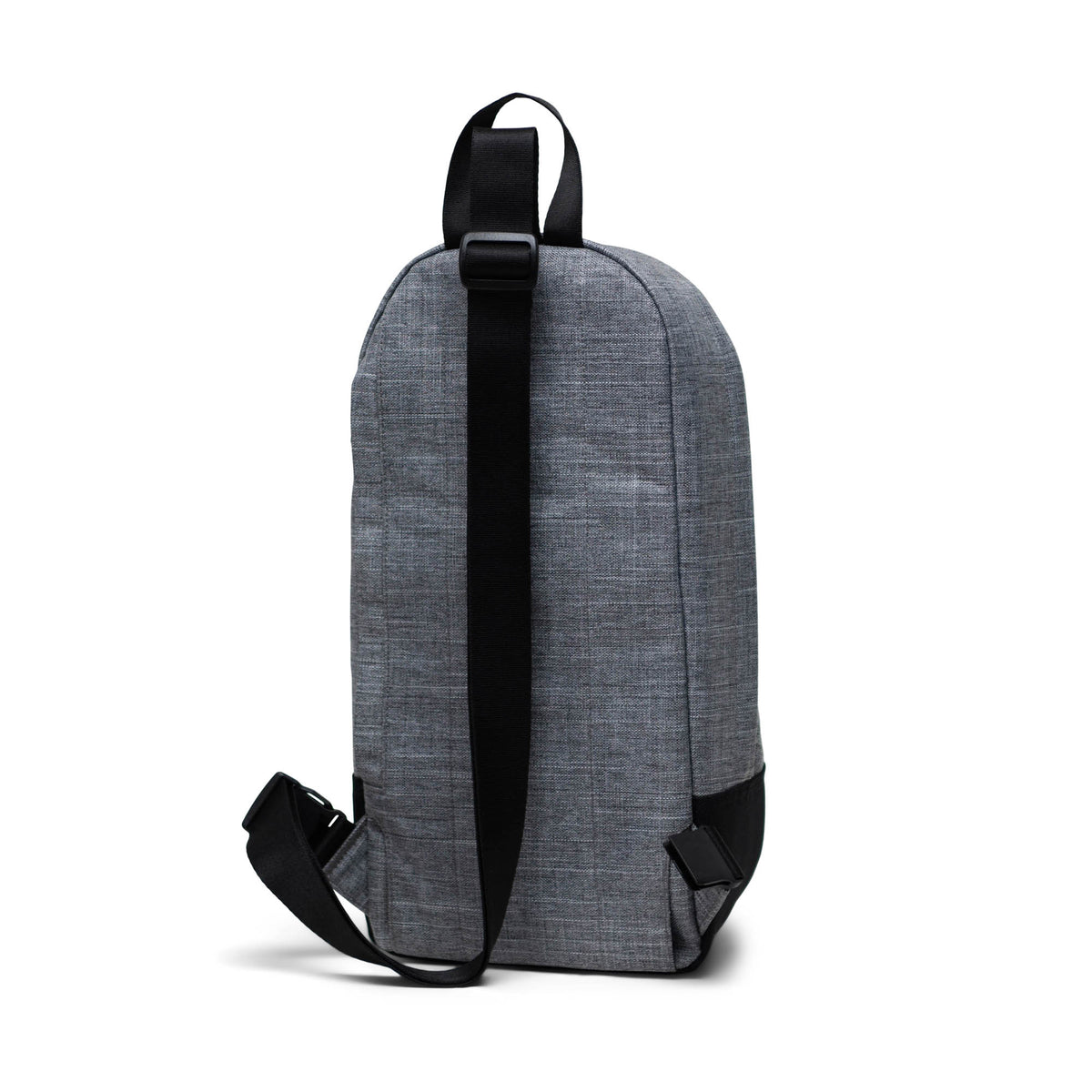 Herschel Heritage Shoulder Bag 8.5L in Raven Crosshatch — back view 2 # color_Raven Crosshatch