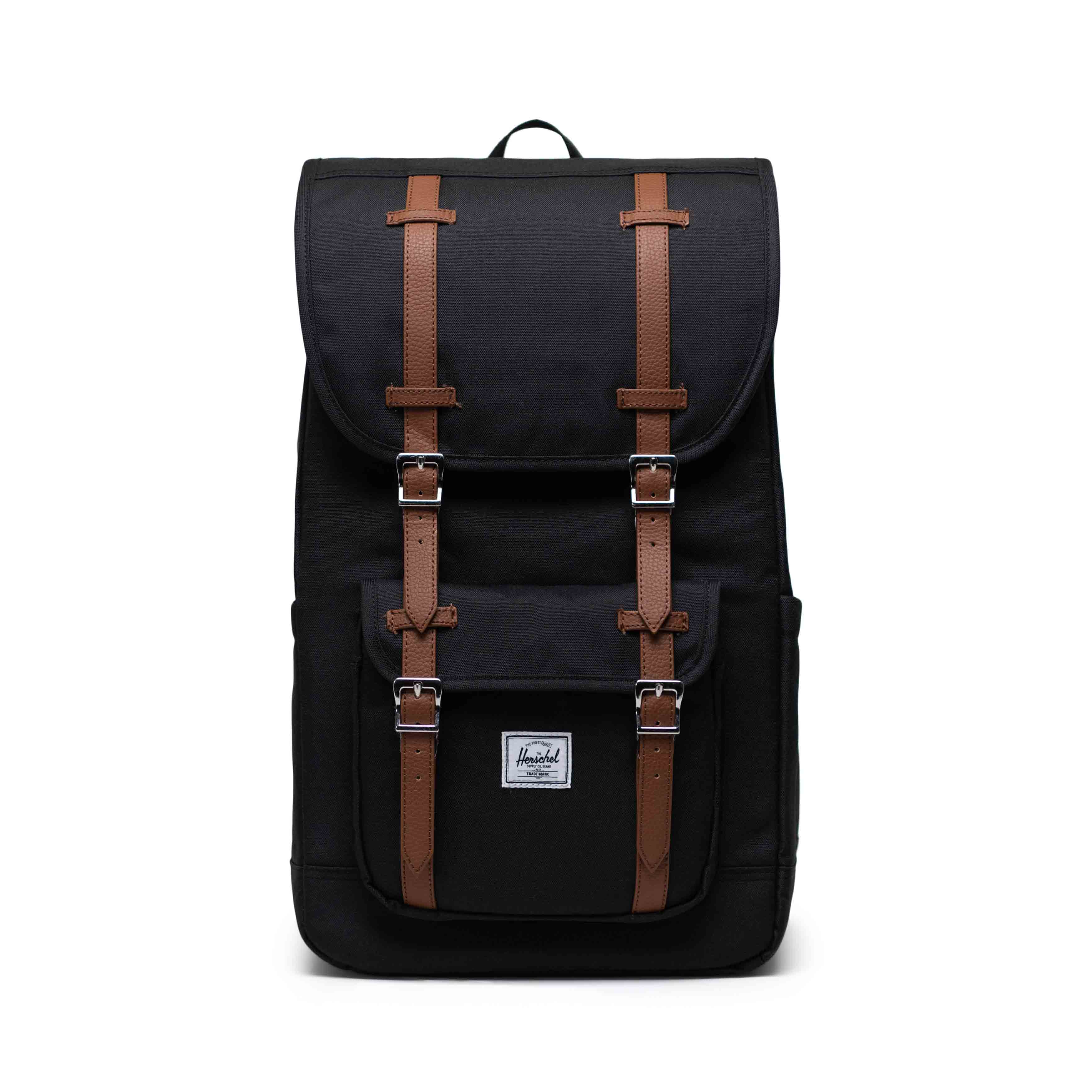 Herschel Little America Backpack 30L in Black — front view # color_Black