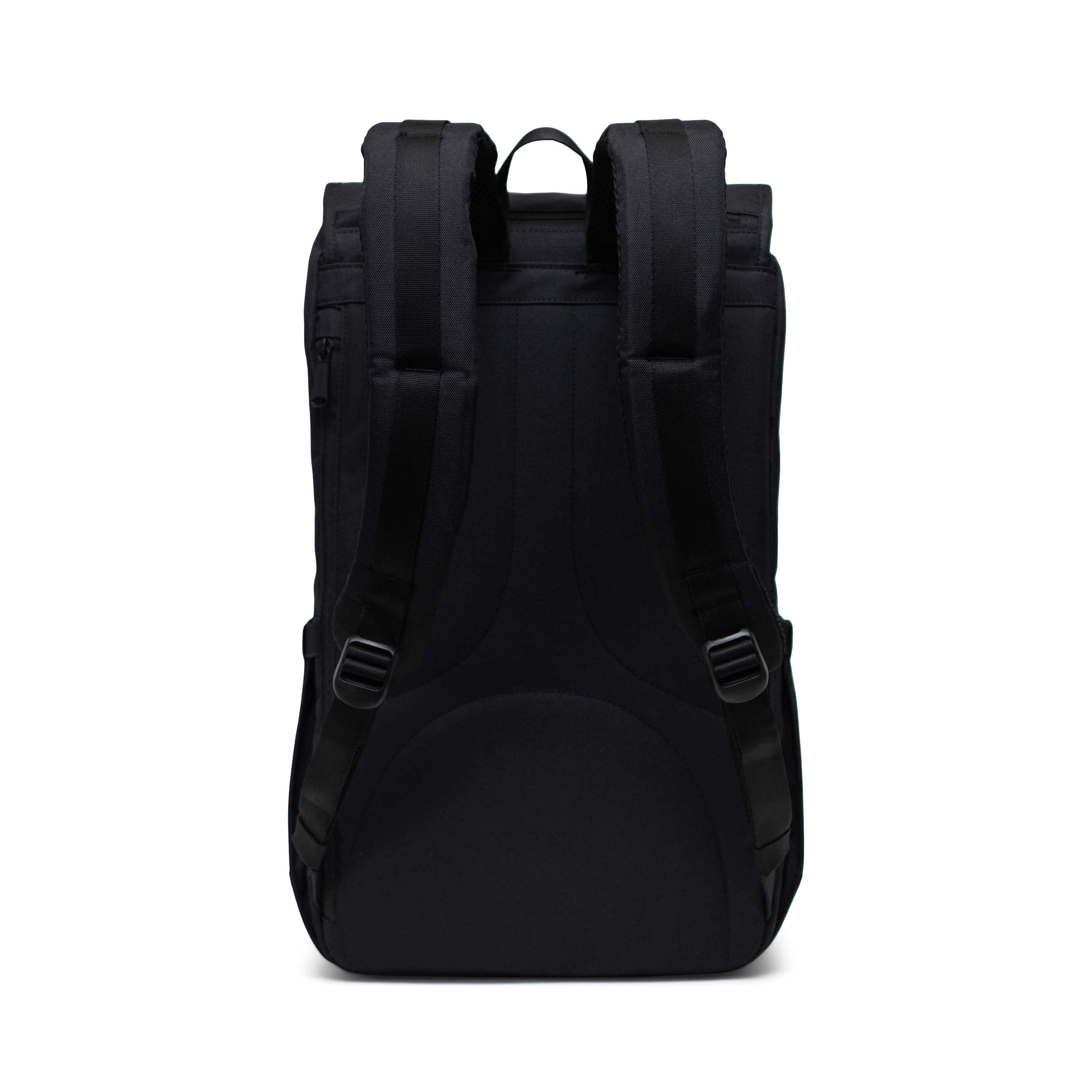 Herschel Little America Backpack 30L in Black — back view # color_Black