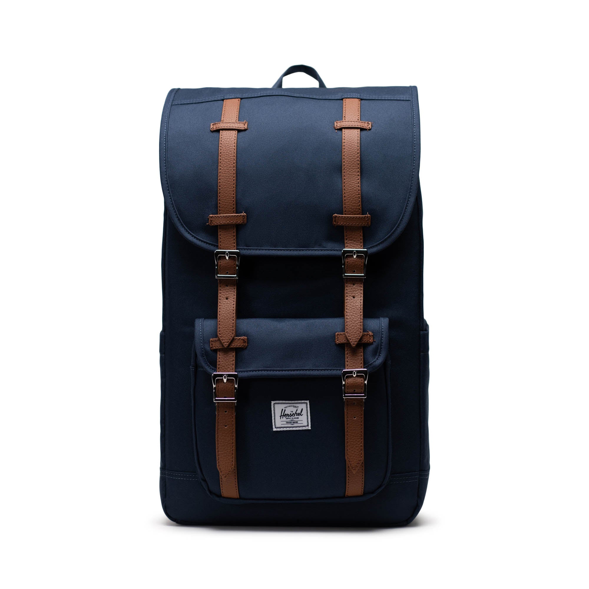 Herschel Little America Backpack 30L in Navy — front view # color_Navy