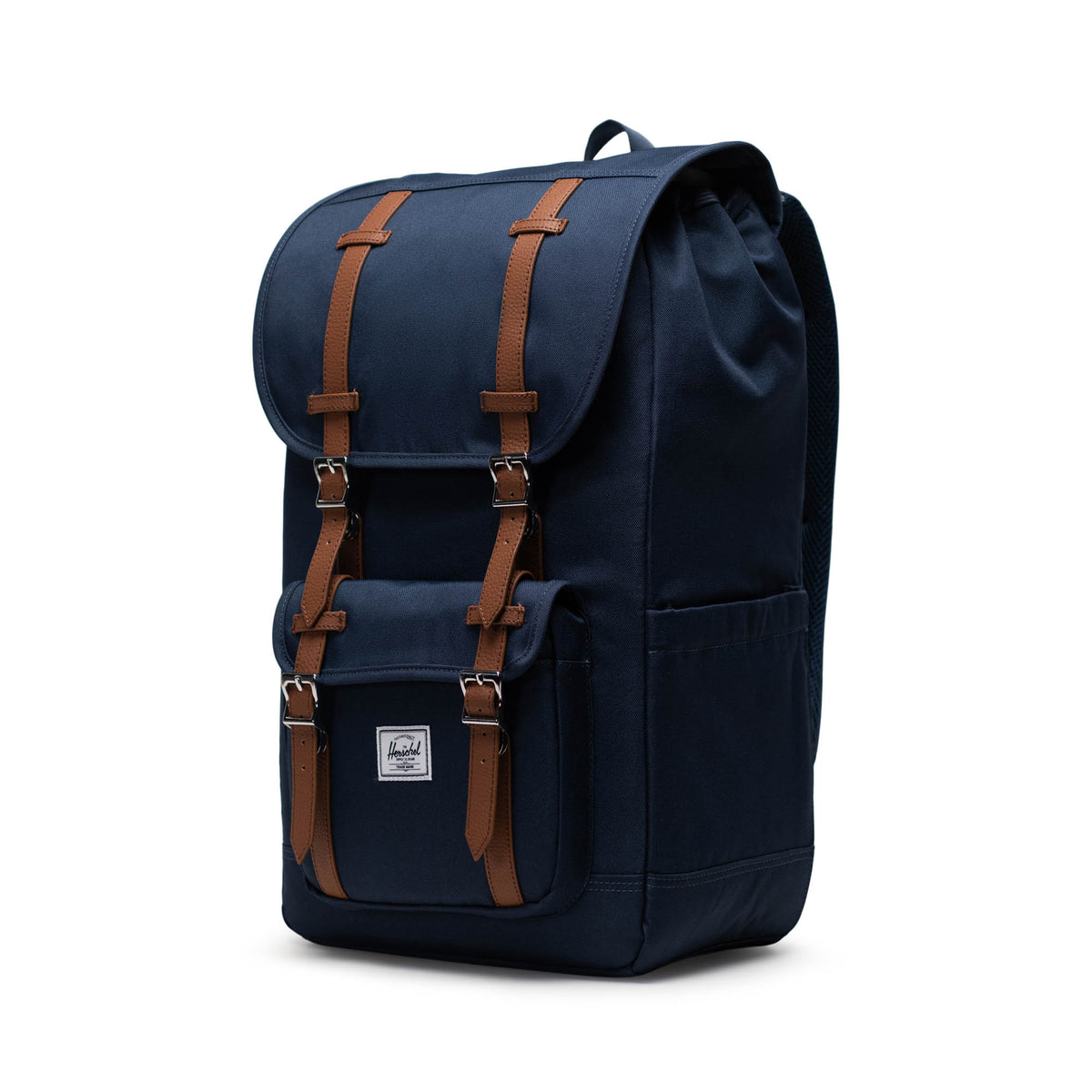 Herschel Little America Backpack 30L in Navy — angle view 3 # color_Navy