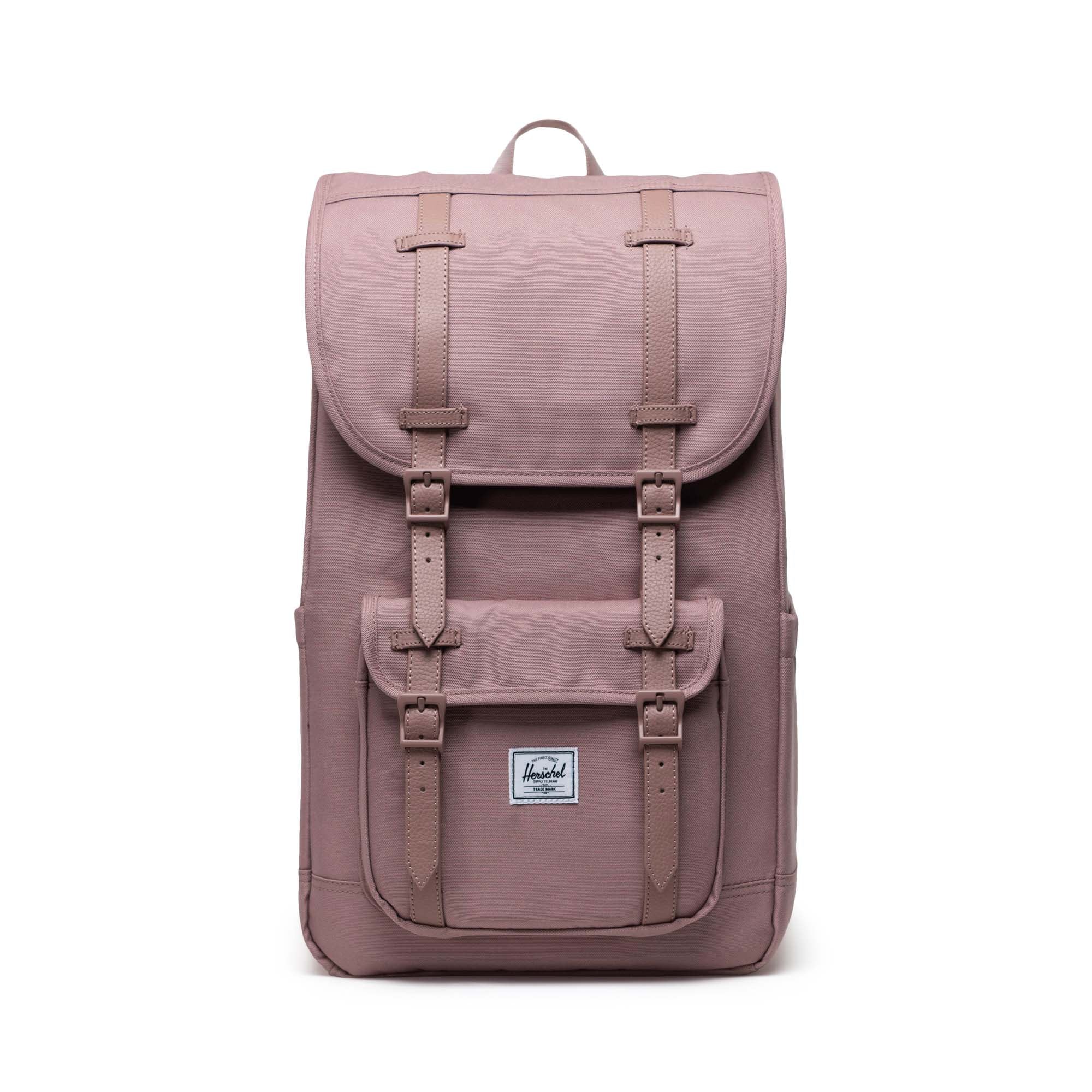 Herschel Little America Backpack 30L in Ash Rose — front view # color_Ash Rose