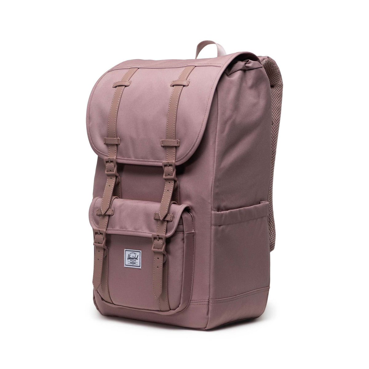 Herschel Little America Backpack 30L in Ash Rose — angle view 2 # color_Ash Rose