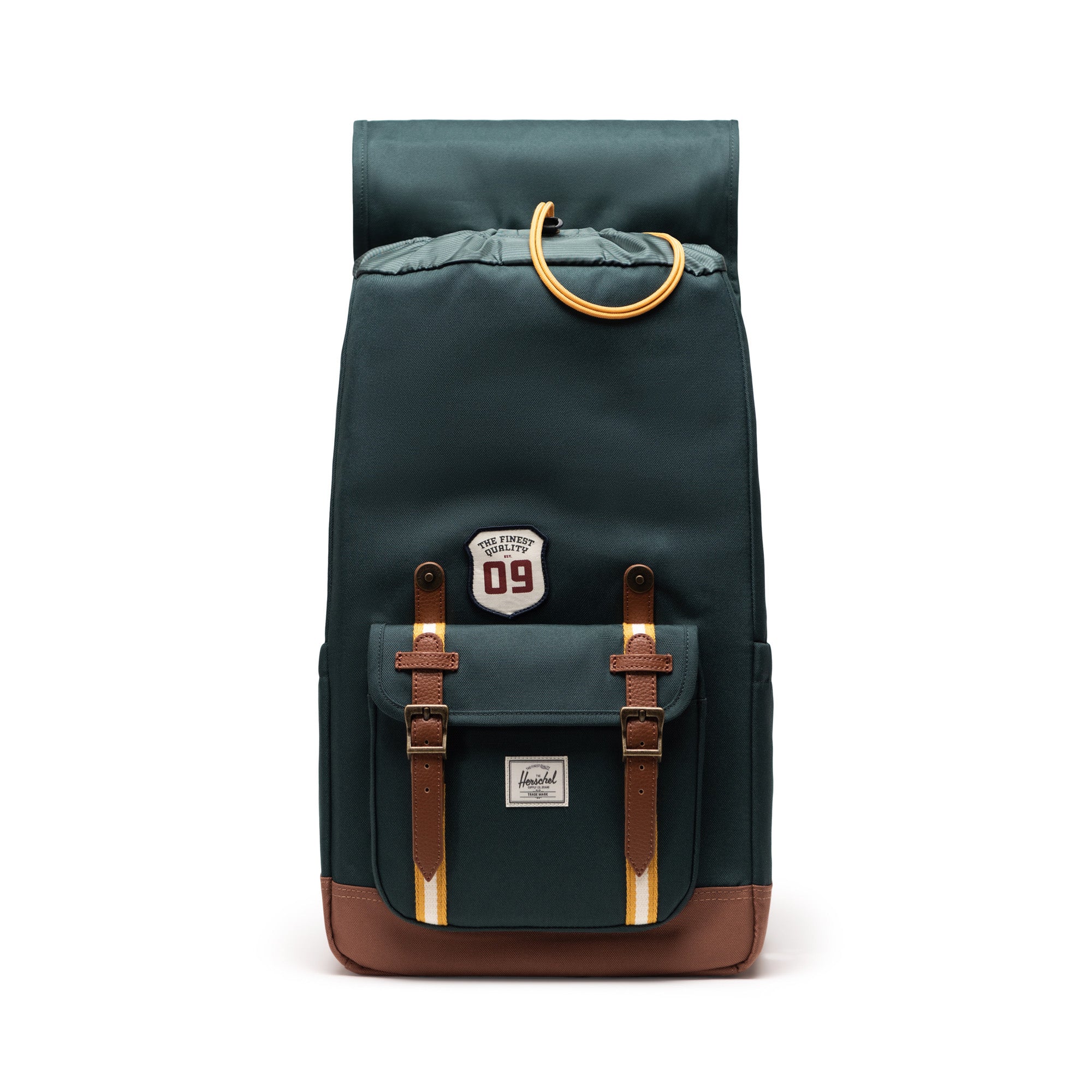 Herschel Little America Backpack 30L in Patches Green Gables — interior view # color_Patches Green Gables