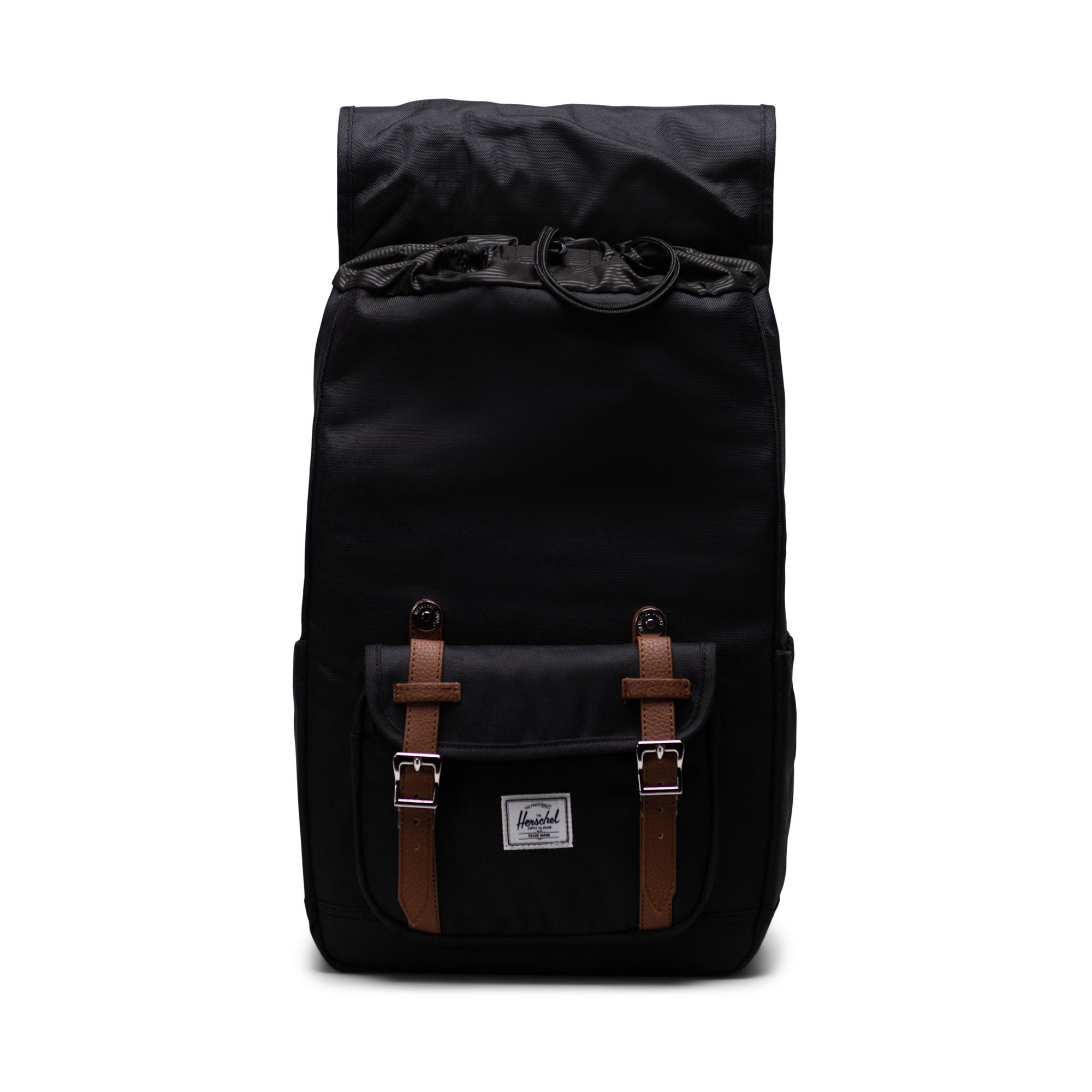 Herschel Little America Mid Backpack 21L in Black — interior view
