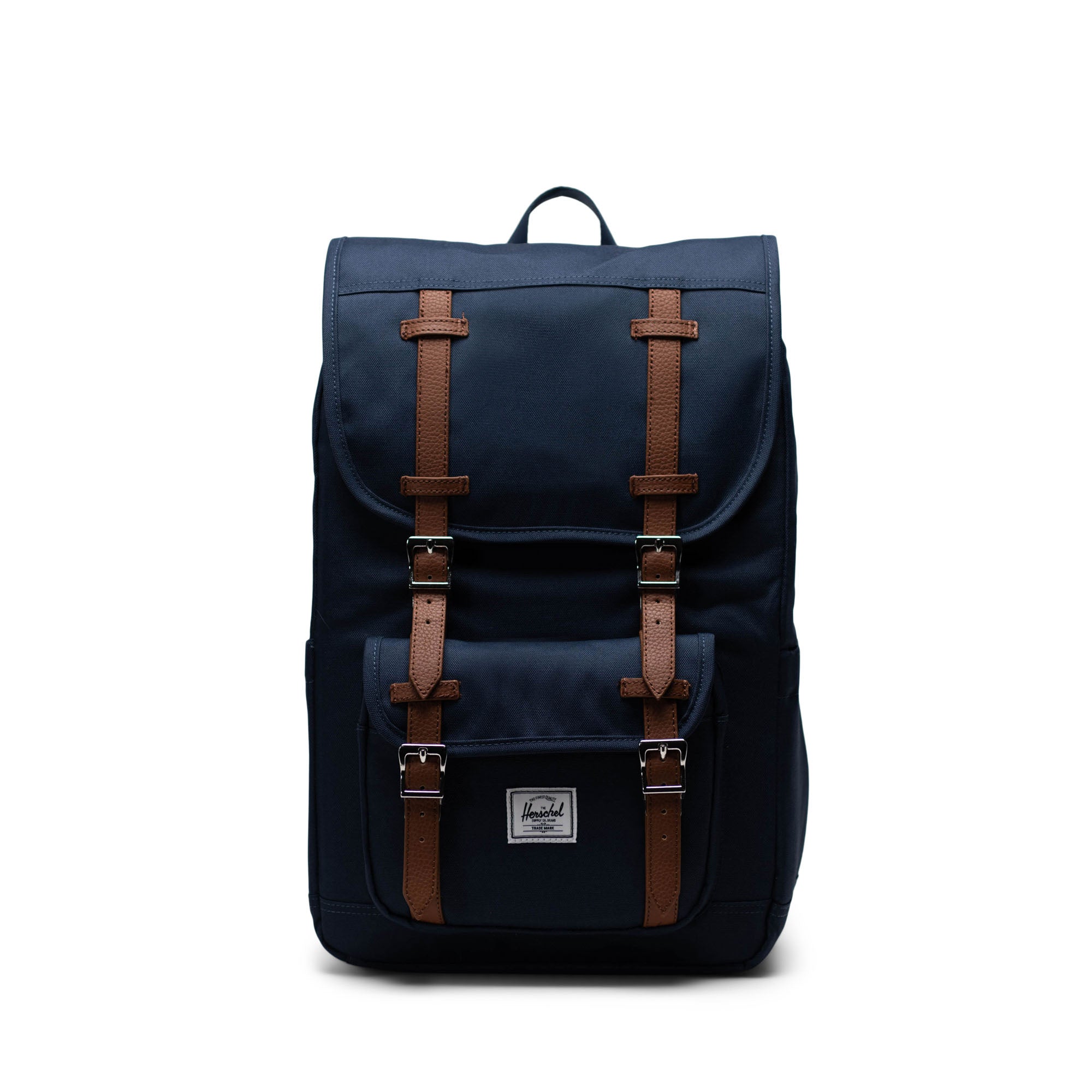 Herschel Little America Mid Backpack 21L in Navy — front view