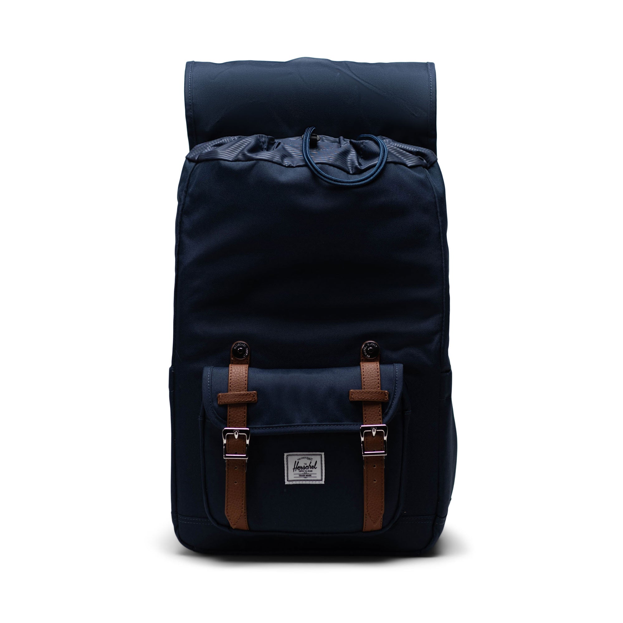 Herschel Little America Mid Backpack 21L in Navy — interior view