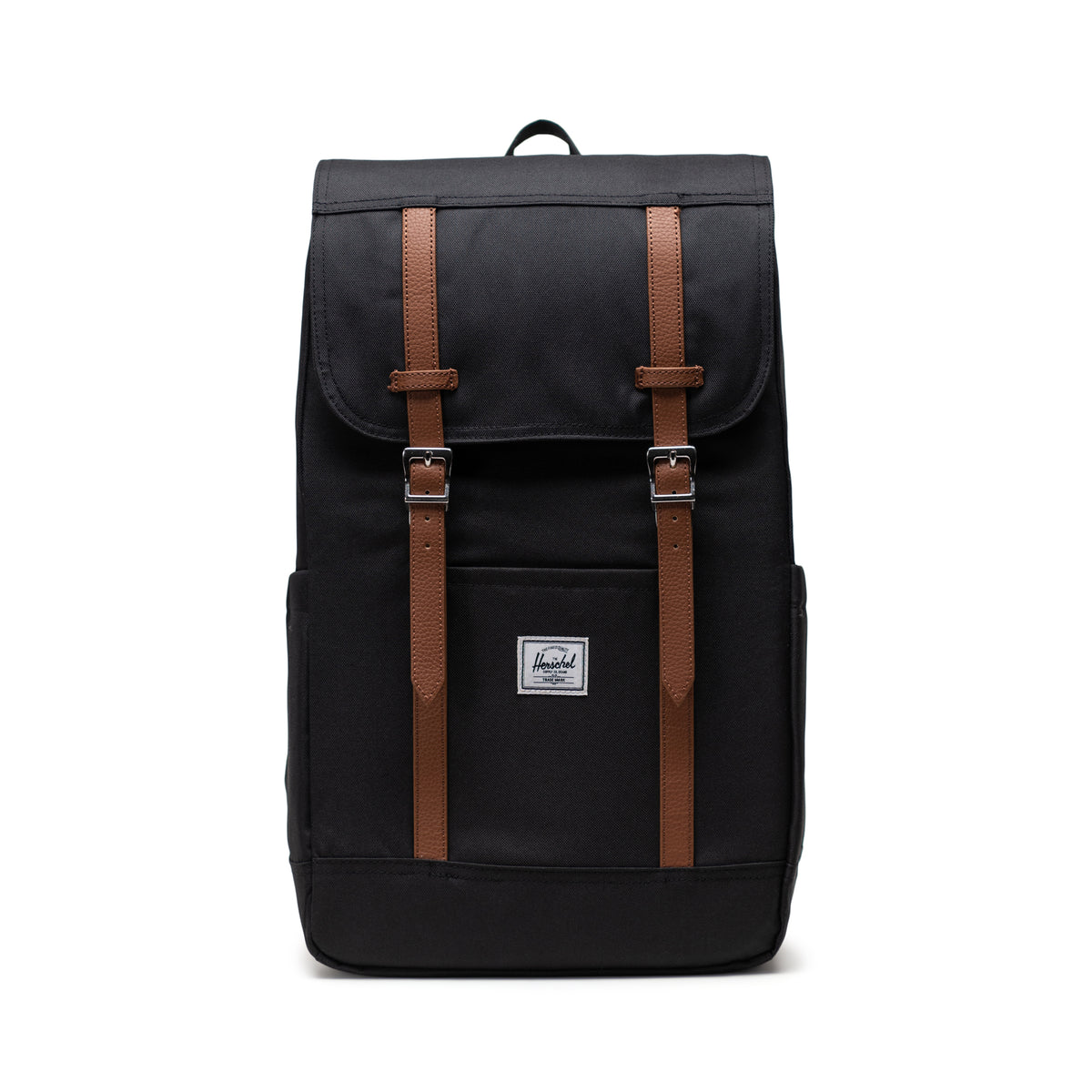 Herschel Retreat Backpack 23L in Black — front view # color_Black