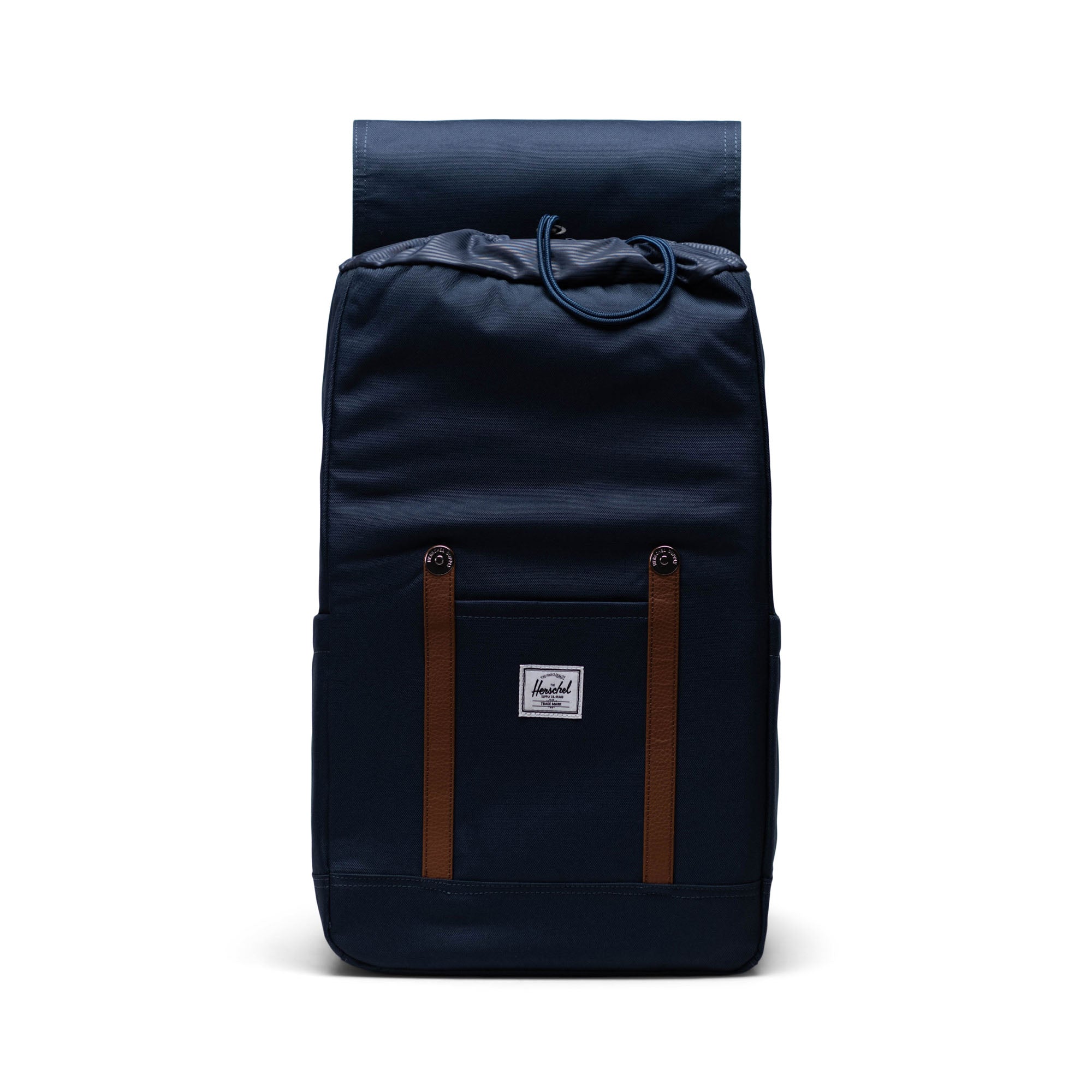 Herschel Retreat Backpack 23L in Navy — interior view # color_Navy