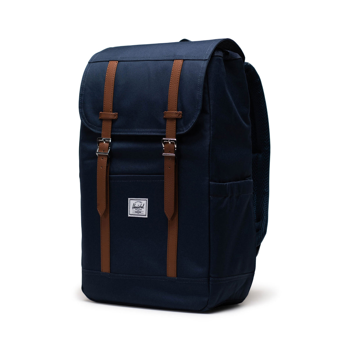Herschel Retreat Backpack 23L in Navy — angle view 2 # color_Navy