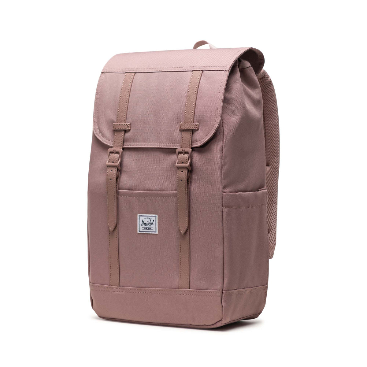 Herschel Retreat Backpack 23L in Ash Rose — angle view 2 # color_Ash Rose
