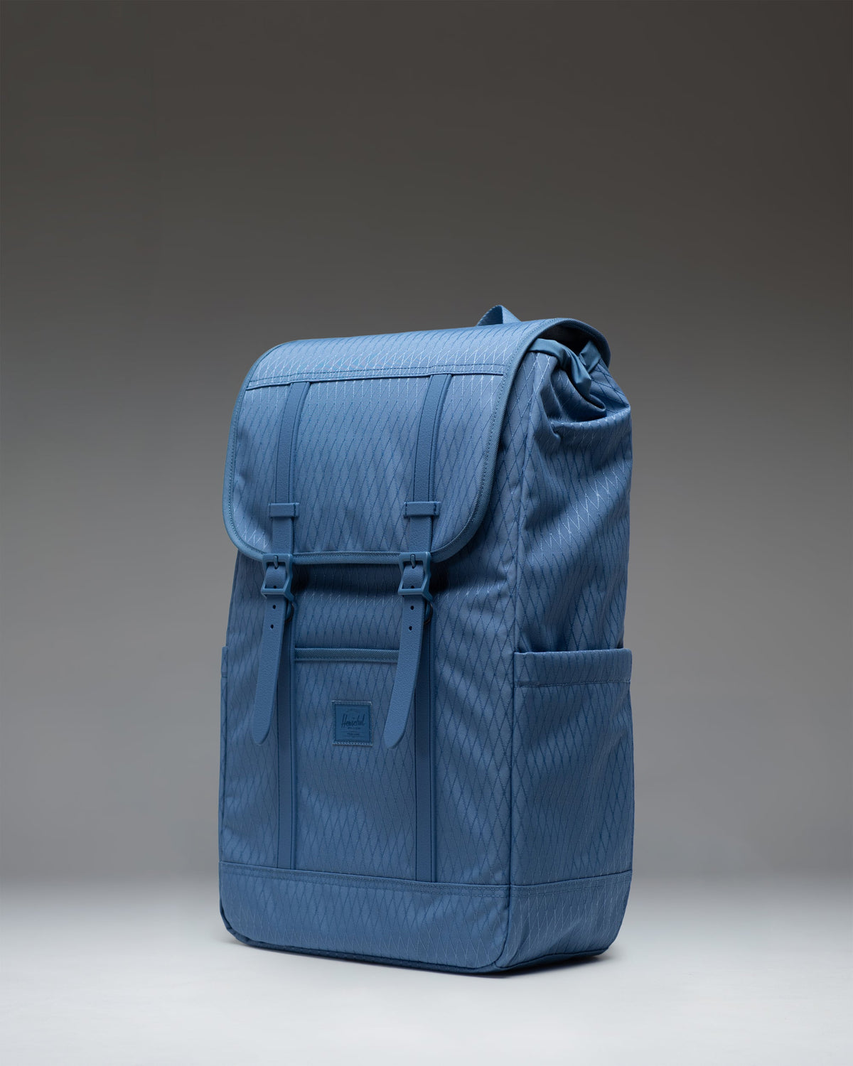 Herschel Retreat Backpack 23L in Moonlight Blue — angle view