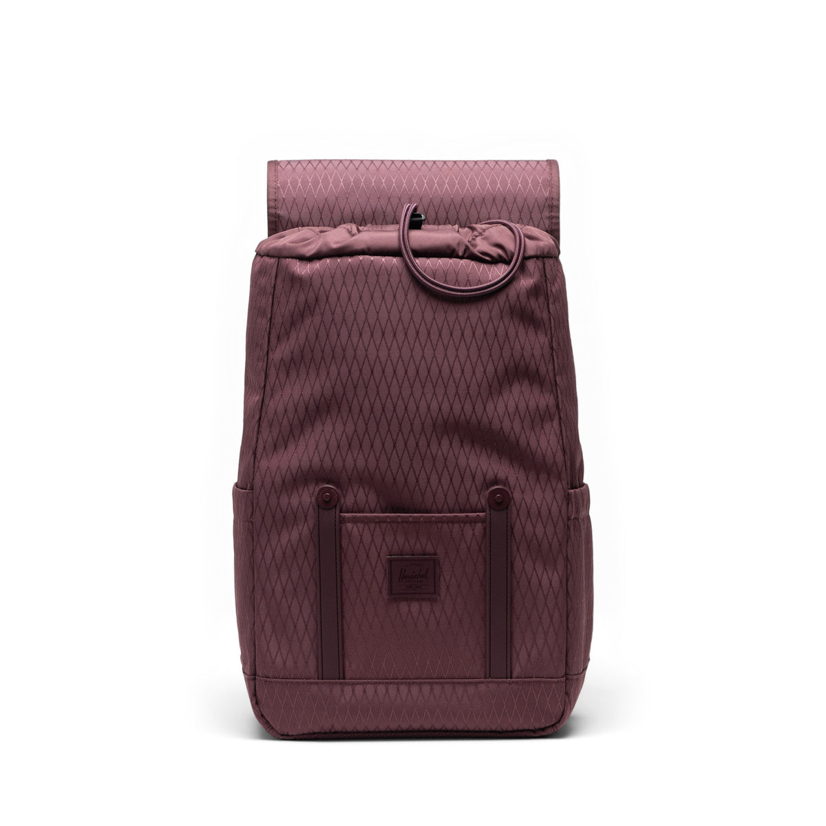 Herschel Retreat Backpack Small 17L in Huckleberry Diamond — angle view 2 # color_Huckleberry Diamond