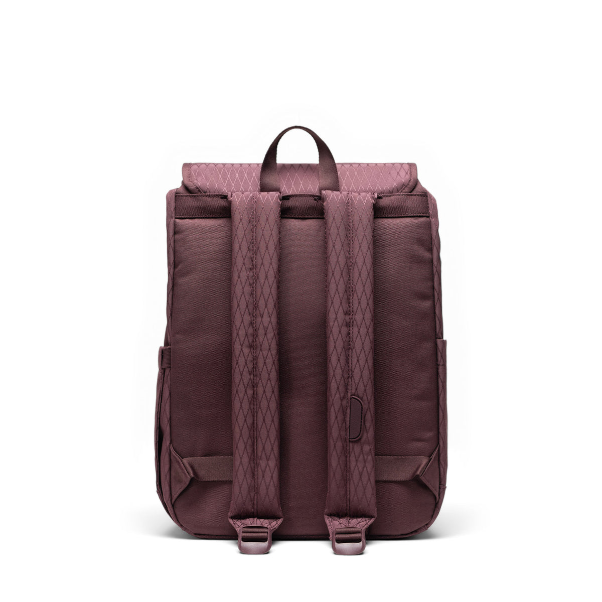 Herschel Retreat Backpack Small 17L in Huckleberry Diamond — back view # color_Huckleberry Diamond