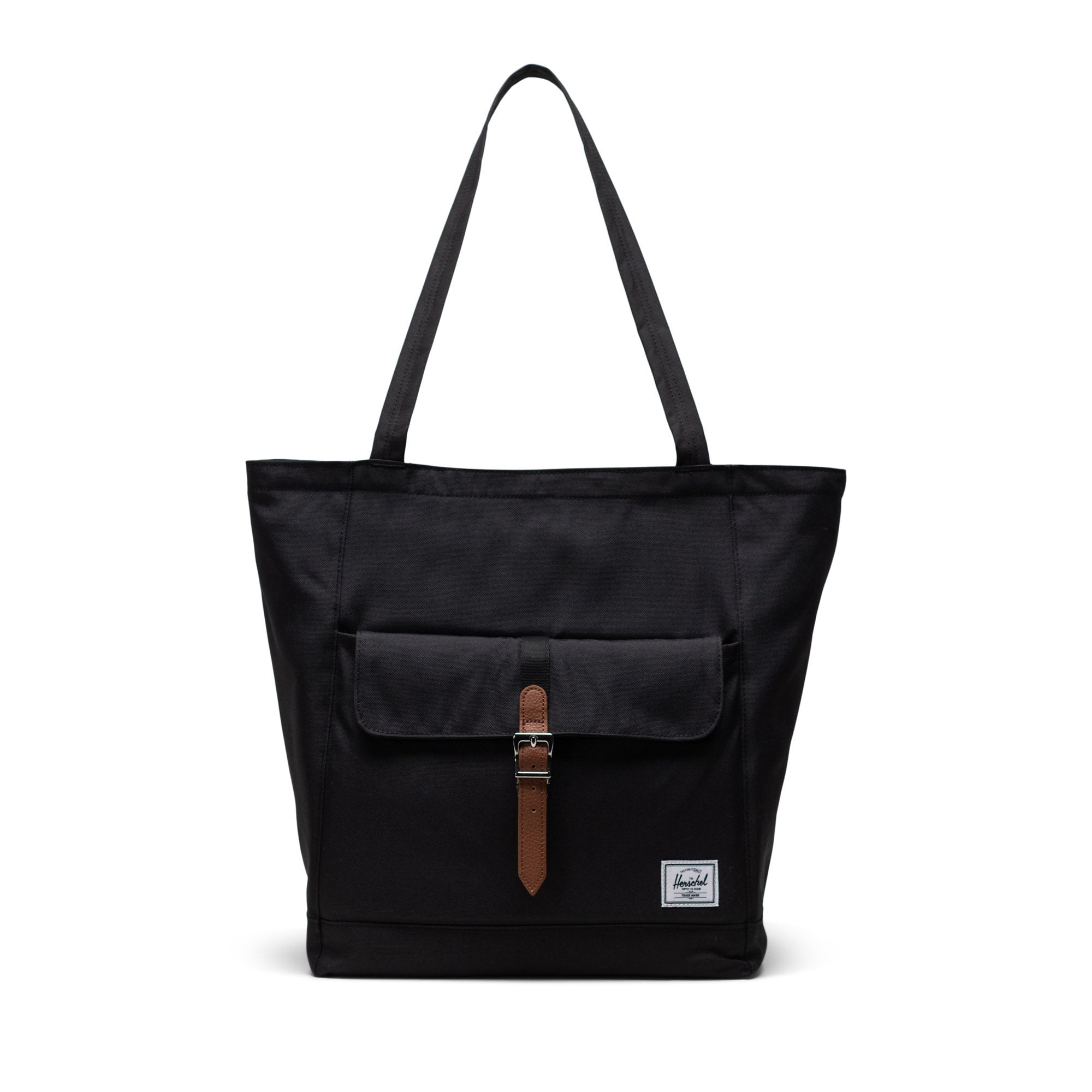 Herschel Retreat Tote 20L in Black — front view