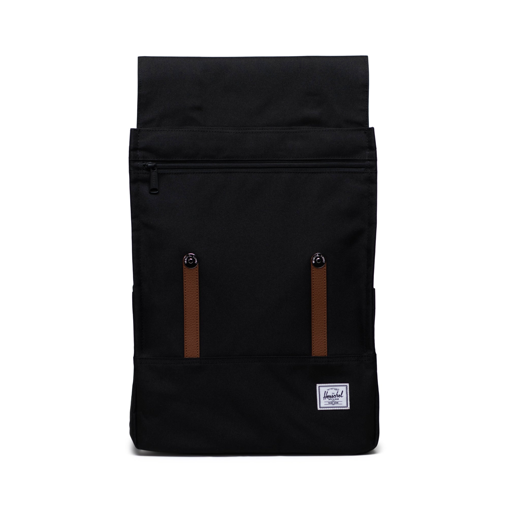 Herschel Survey Backpack 20L in Black — interior view