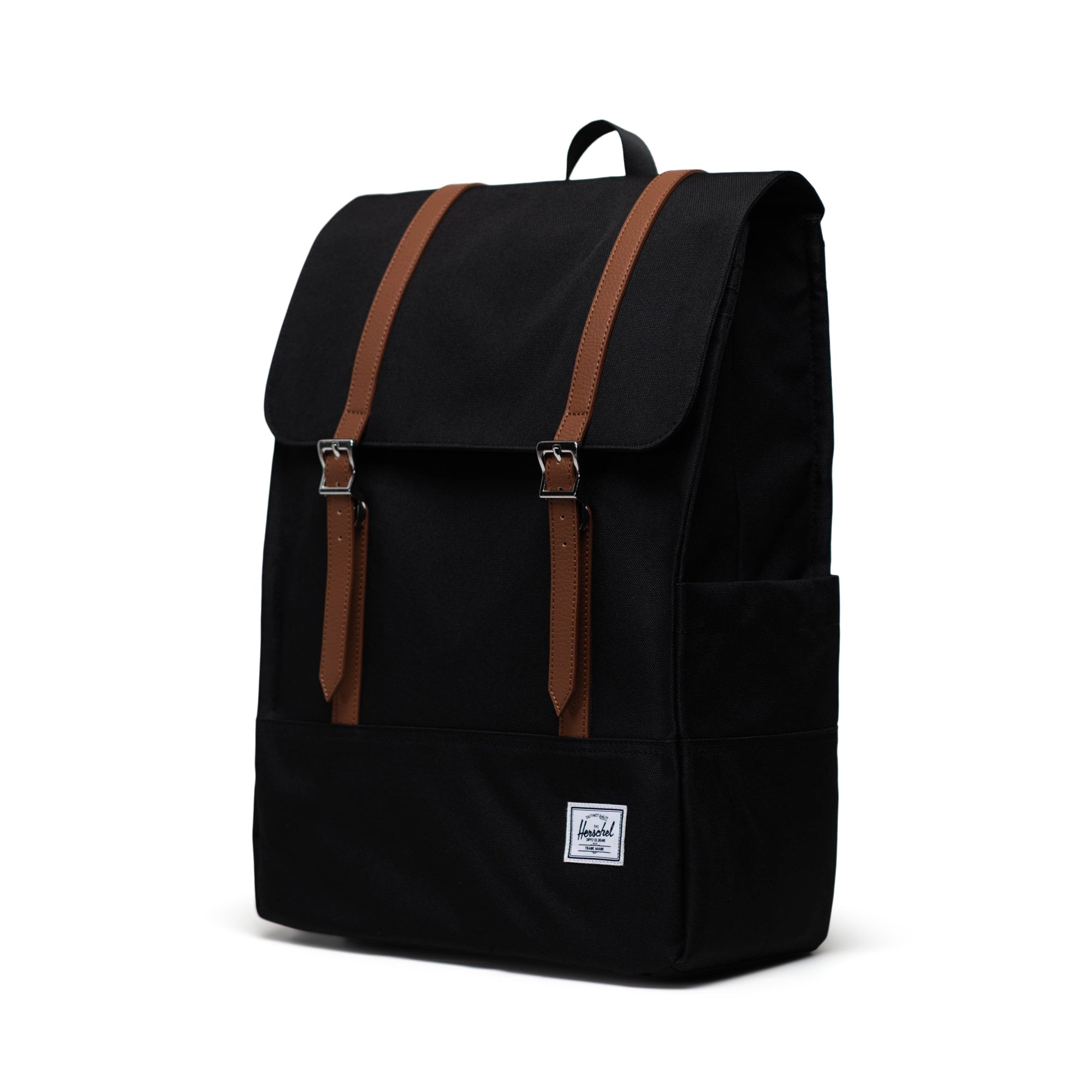 Herschel Survey Backpack 20L in Black — angle view 2