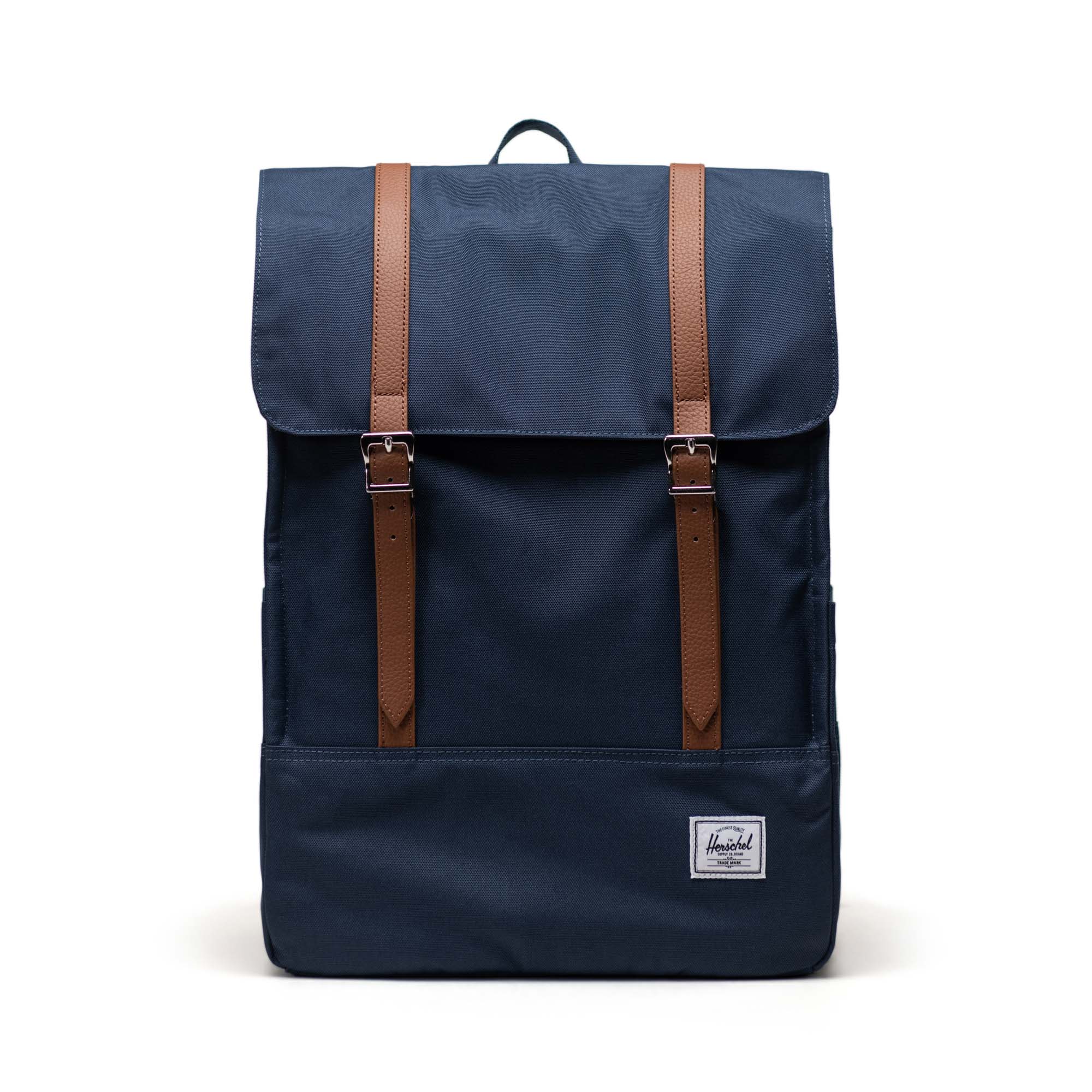 Herschel Survey Backpack 20L in Navy — front view