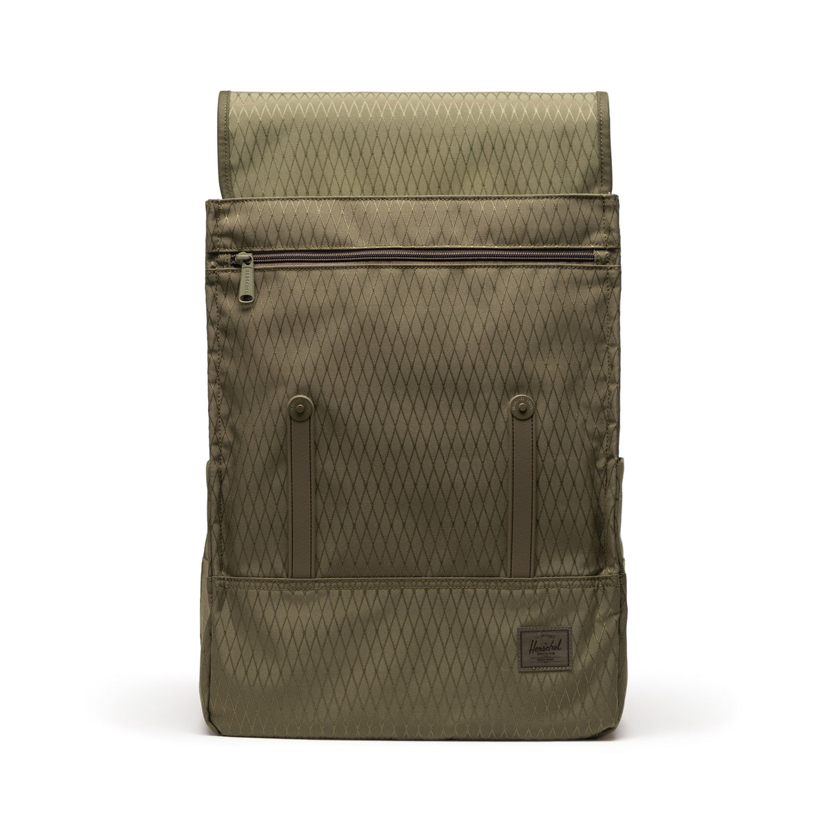Herschel Survey Backpack 20L in Ivy Green Diamond — angle view 2 # color_Ivy Green Diamond