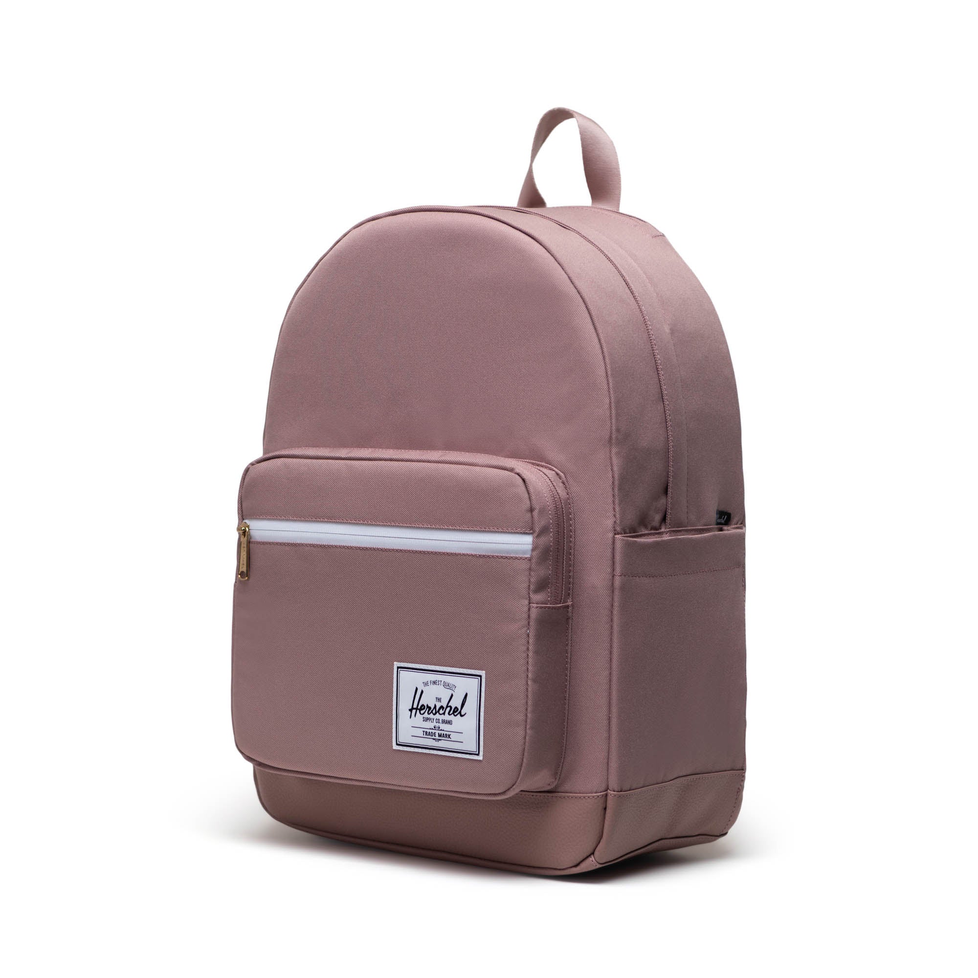 Herschel Pop Quiz Backpack 25L in Ash Rose — angle view 2