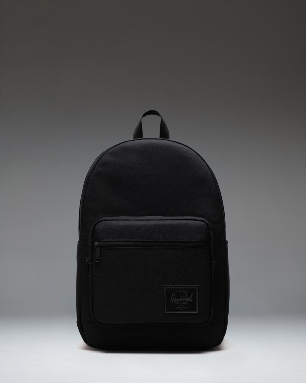 Herschel Pop Quiz Backpack 25L in Black Tonal — front view