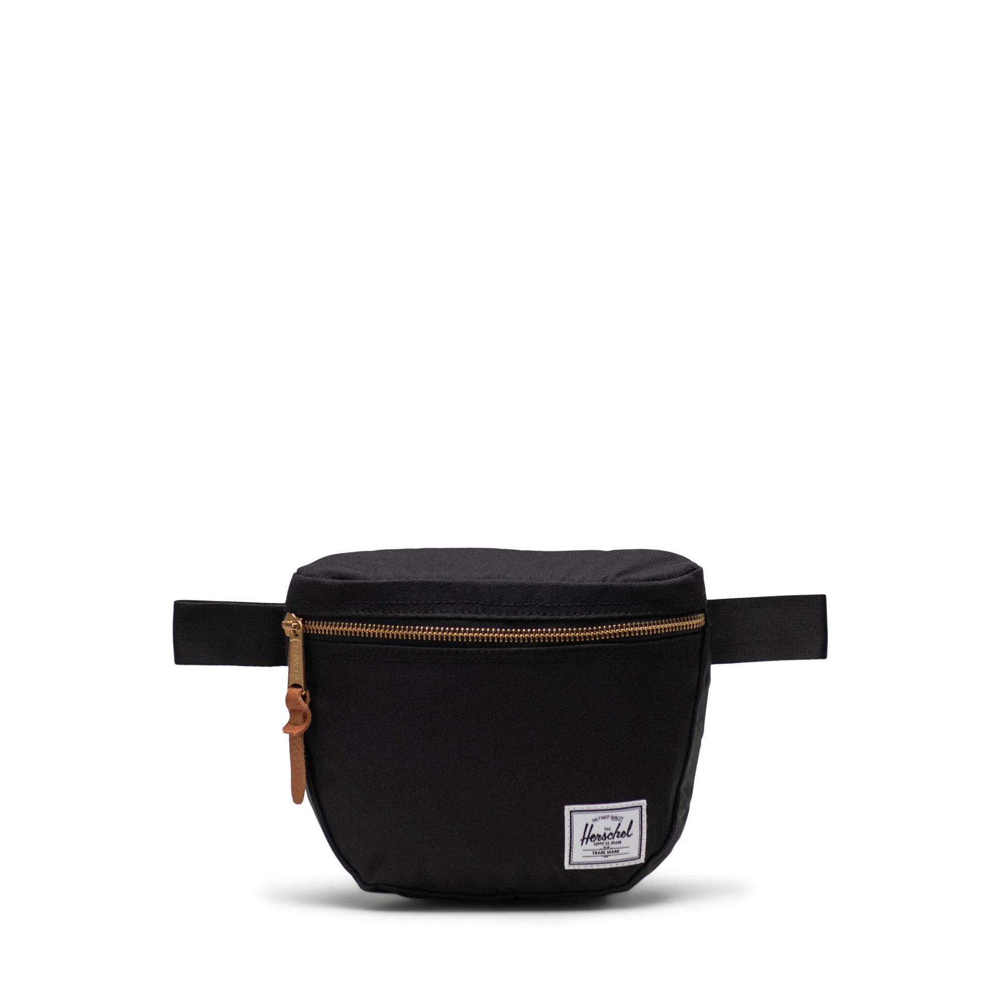 Herschel Settlement Hip Pack 2L in Black — front view # color_Black
