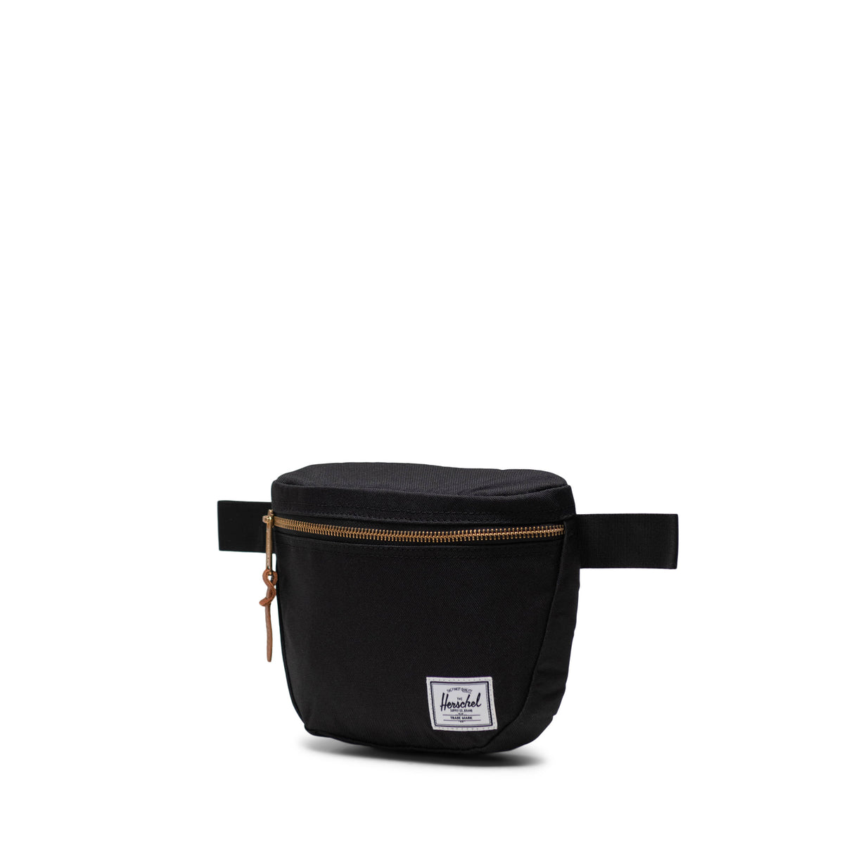 Herschel Settlement Hip Pack 2L in Black — back view # color_Black