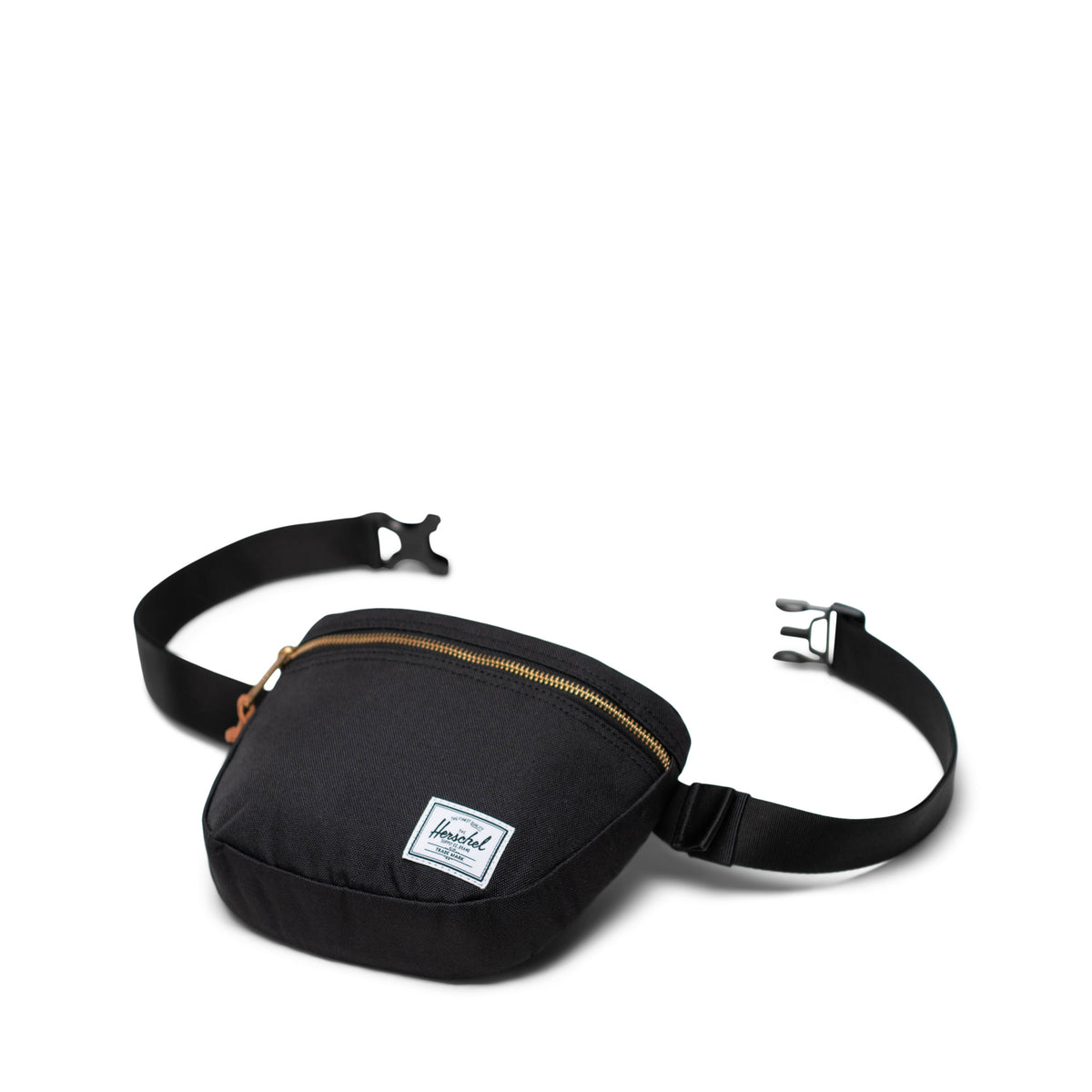 Herschel Settlement Hip Pack 2L in Black — angle view 3 # color_Black