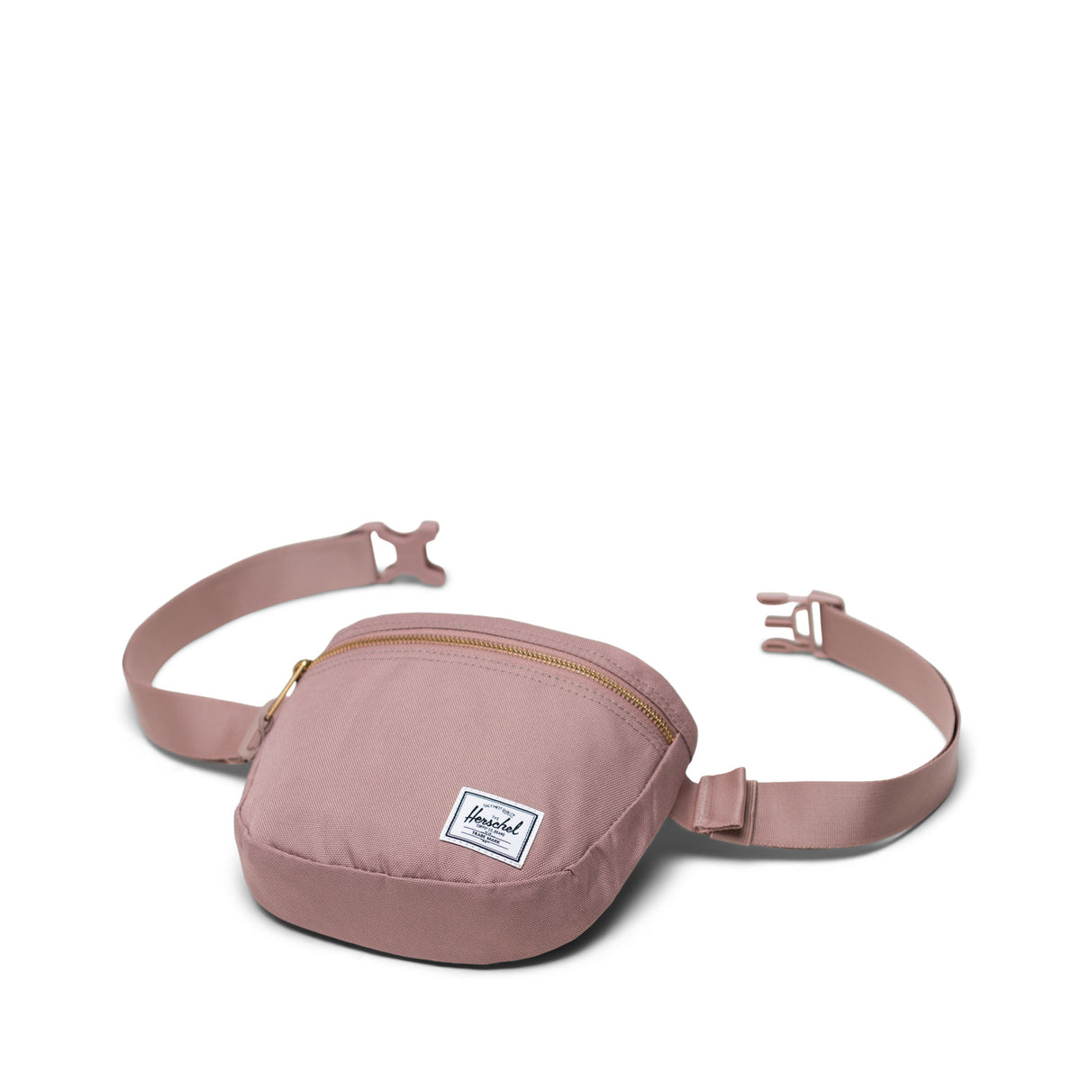 Herschel Settlement Hip Pack 2L in Ash Rose — angle view 2 # color_Ash Rose
