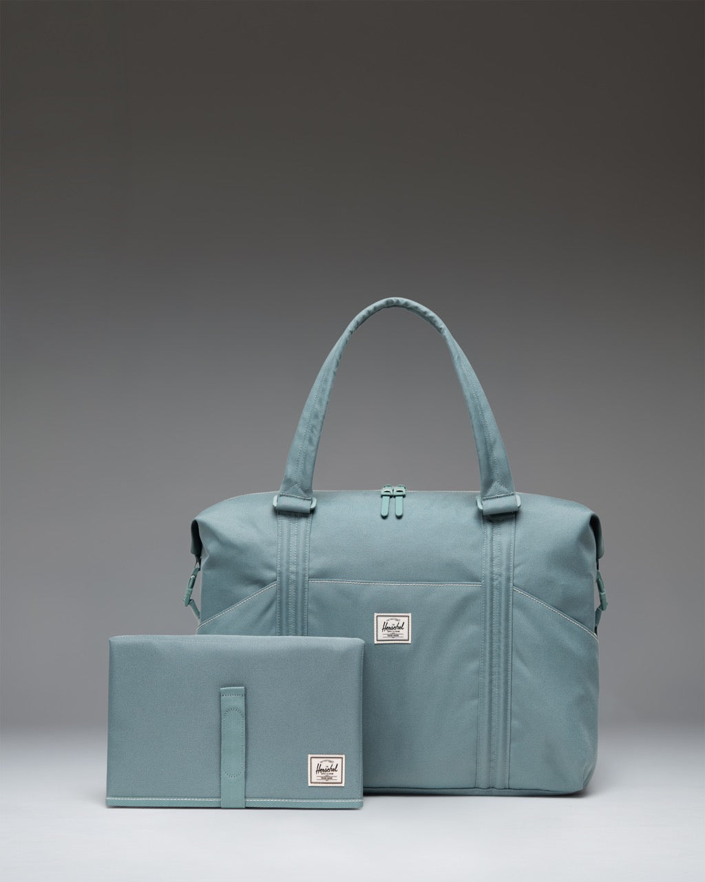 Herschel Strand Duffle Diaper Bag 24L in Trellis — front view