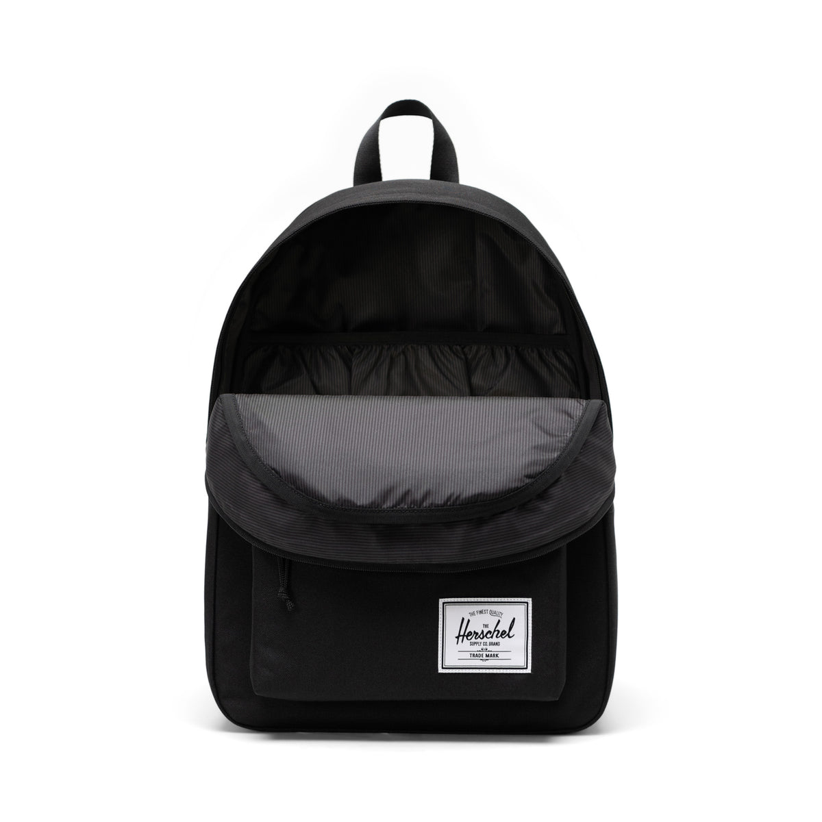 Herschel Classic Backpack 26L in Black — angle view 2 # color_Black