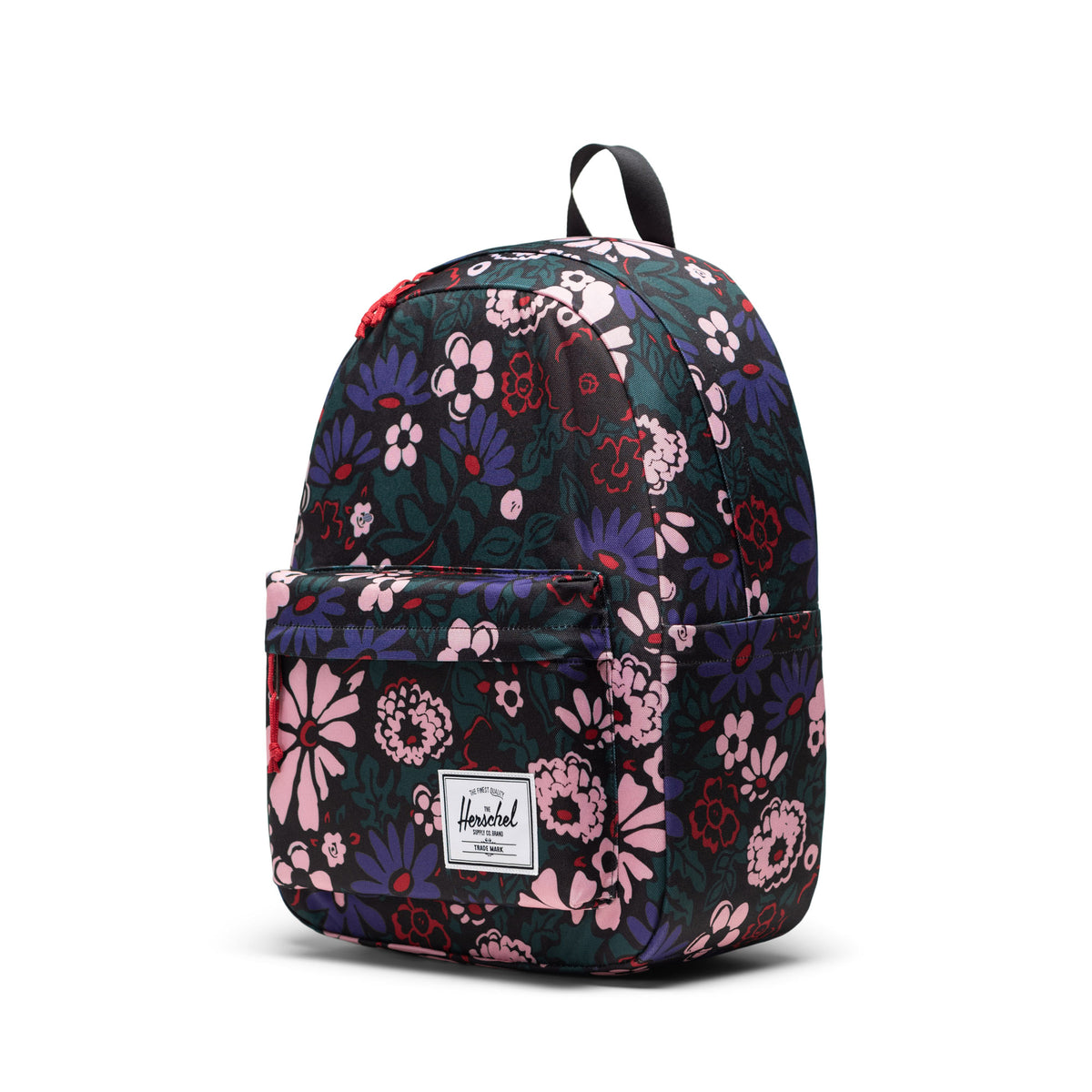Herschel Classic Backpack 26L in Moody Bloom — angle view 3 # color_Moody Bloom