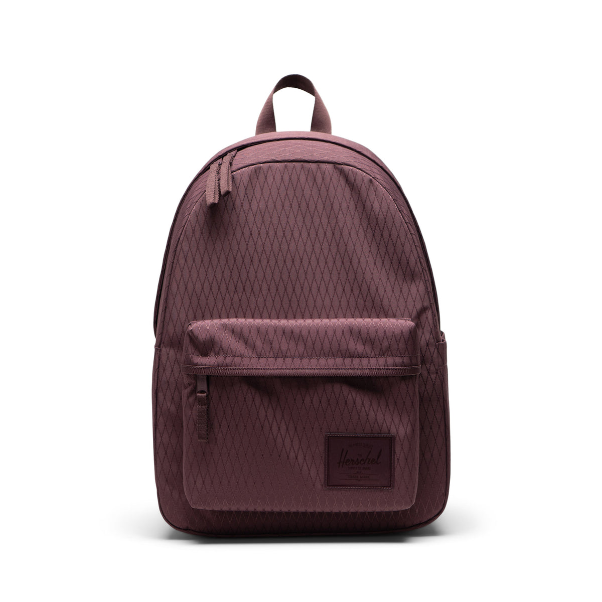 Herschel Classic Backpack 26L in Huckleberry Diamond — front view # color_Huckleberry Diamond