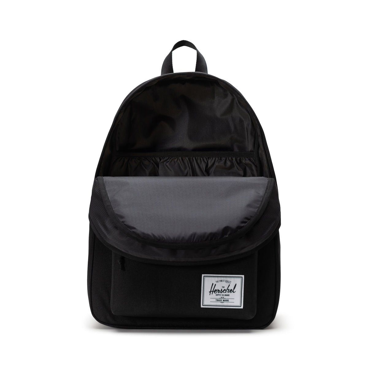 Herschel Classic Backpack | XL 30L in Black — interior view 2 # color_Black