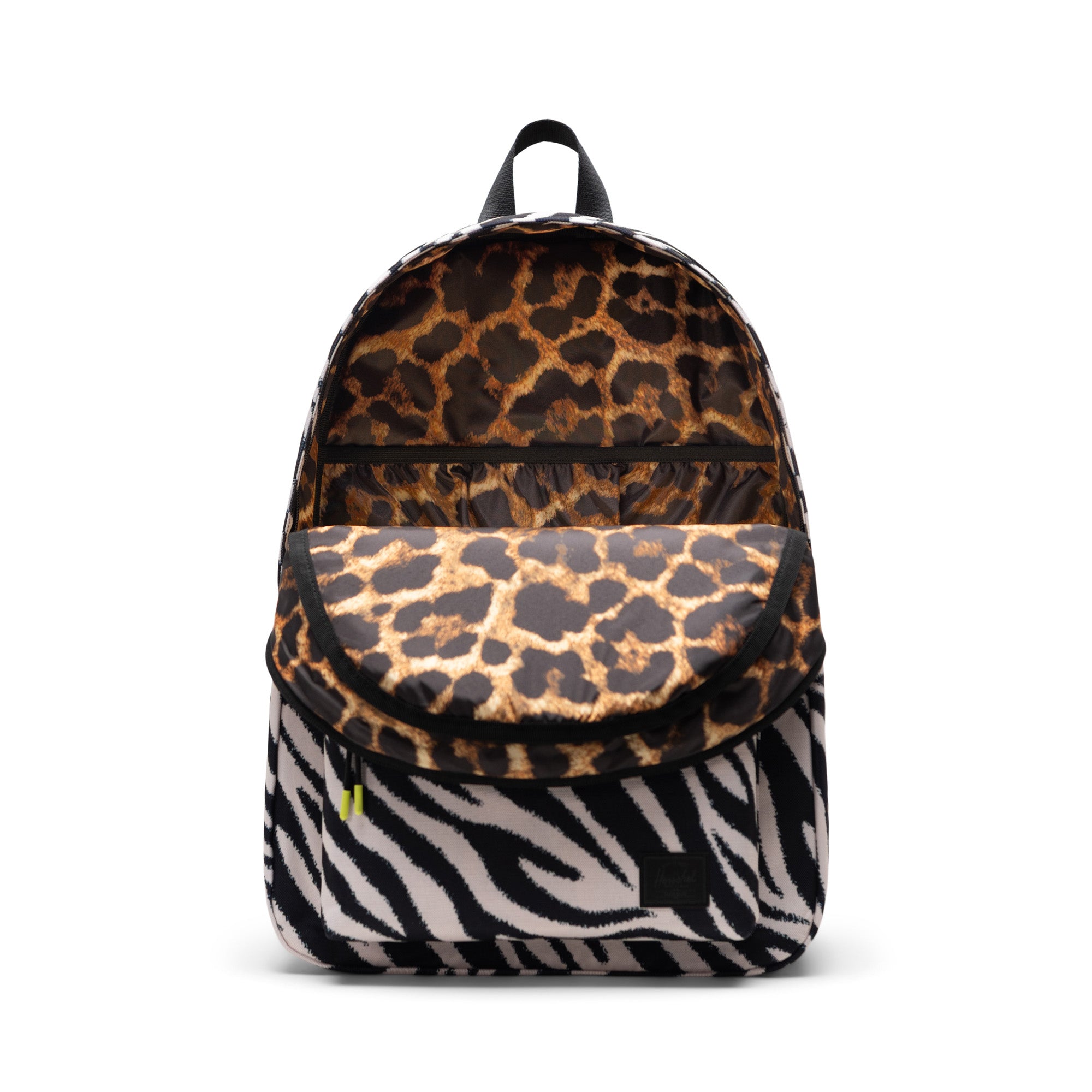 Herschel Classic Backpack | XL 30L in Zebra — interior view # color_Zebra
