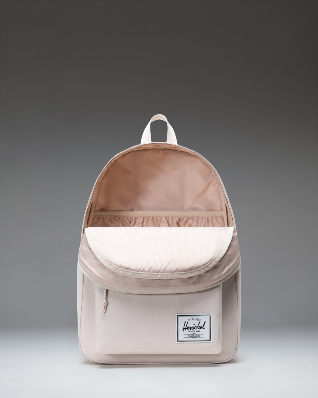Herschel Classic Backpack | XL 30L in Moonbeam — interior view
