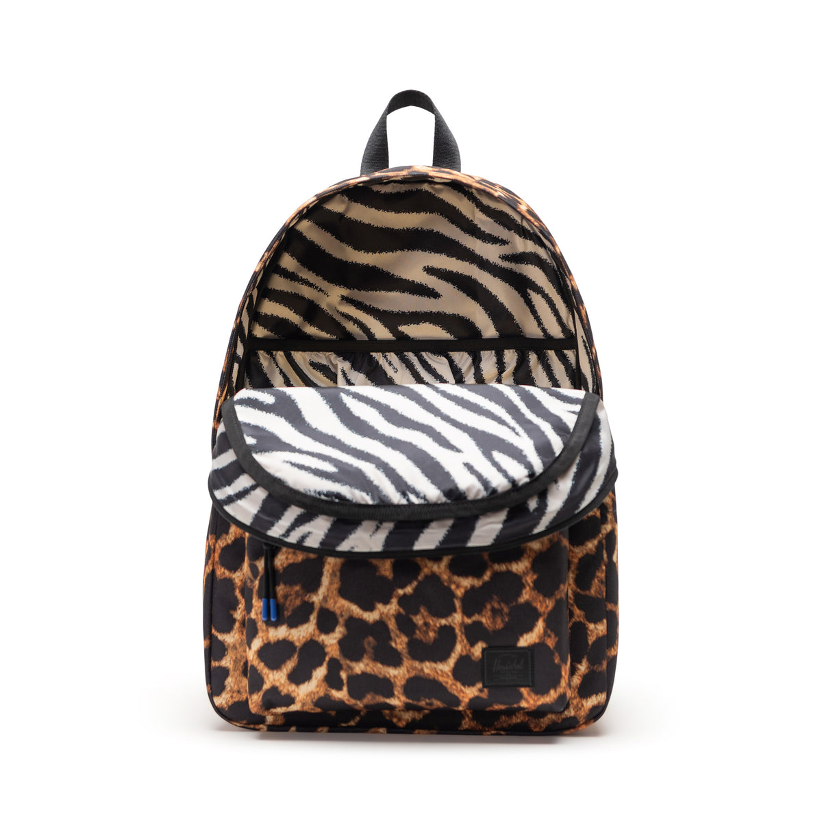 Herschel Classic Backpack | XL 30L in Digi Leopard Light — interior view # color_Digi Leopard Light