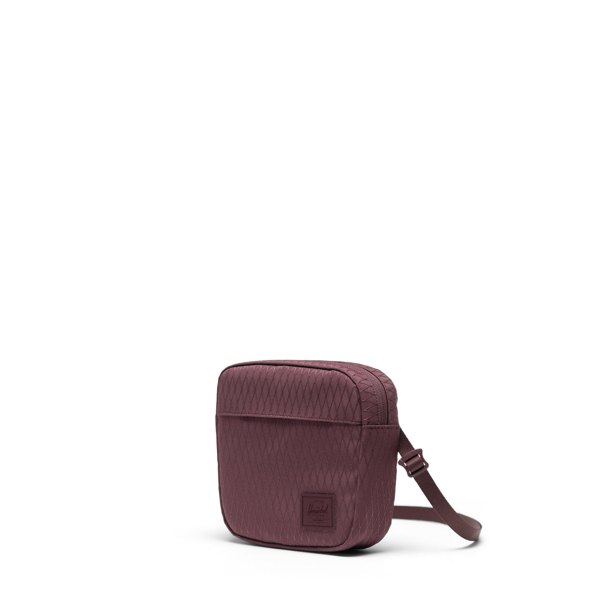 Herschel Classic Crossbody 2L in Huckleberry Diamond — side view # color_Huckleberry Diamond