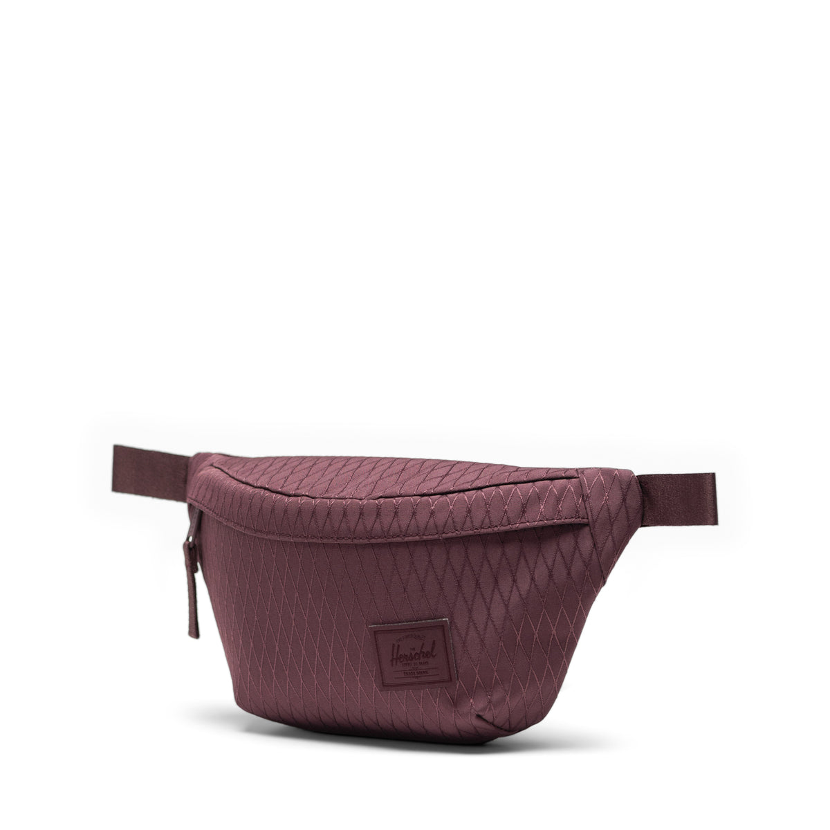 Herschel Classic Hip Pack 1L in Huckleberry Diamond — back view # color_Huckleberry Diamond
